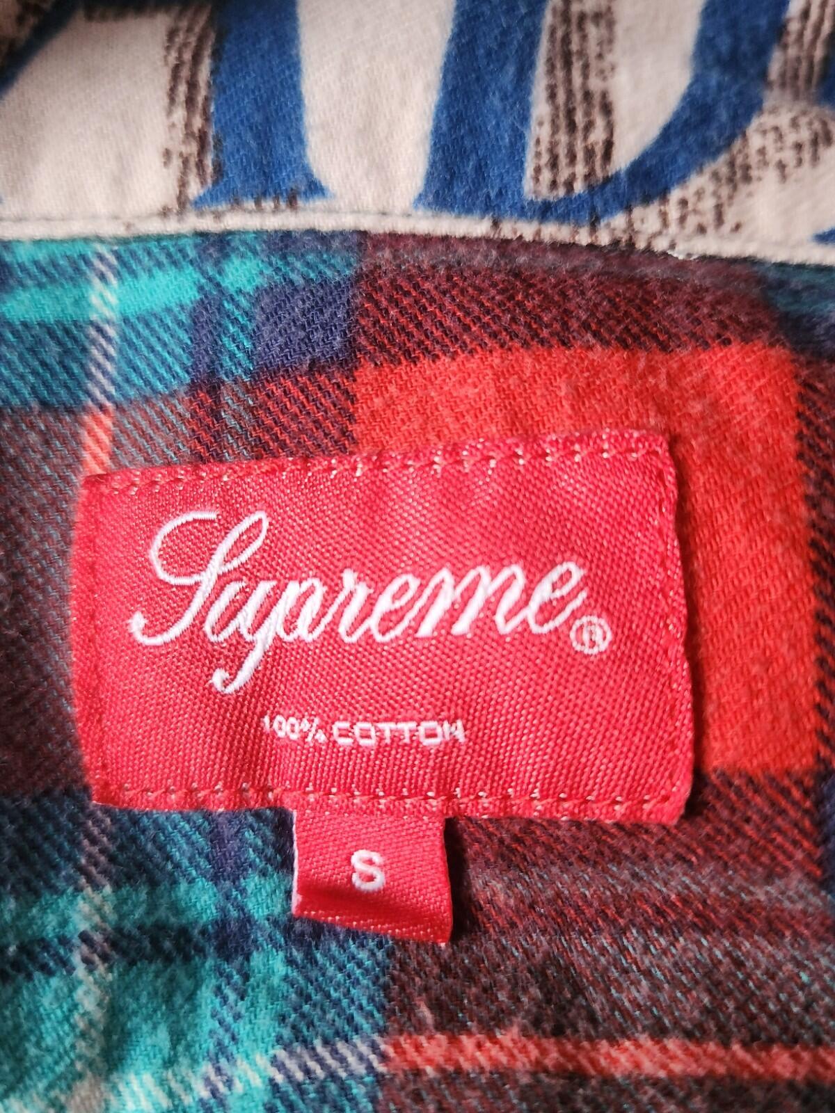 SS18 Supreme Camisa de Franela con Cremallera MLK Talla S Pequeña con Cremallera Martin Luther King Dream