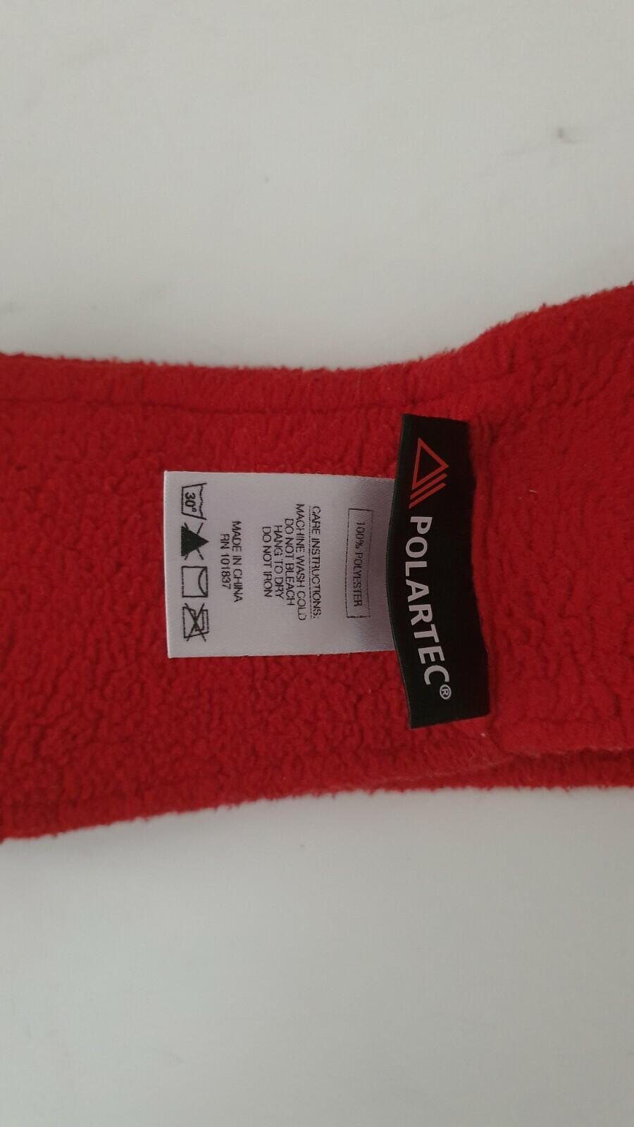 FW18 Supreme x Polartec Red Fleece Headband