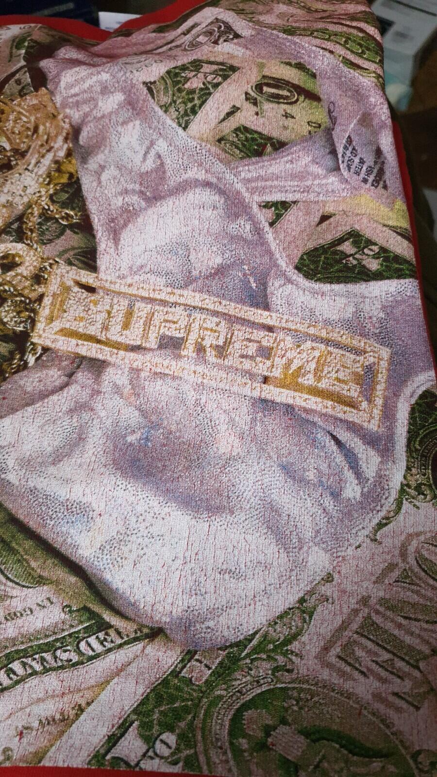 SS20 Supreme Bling red Tee size S small T-shirt