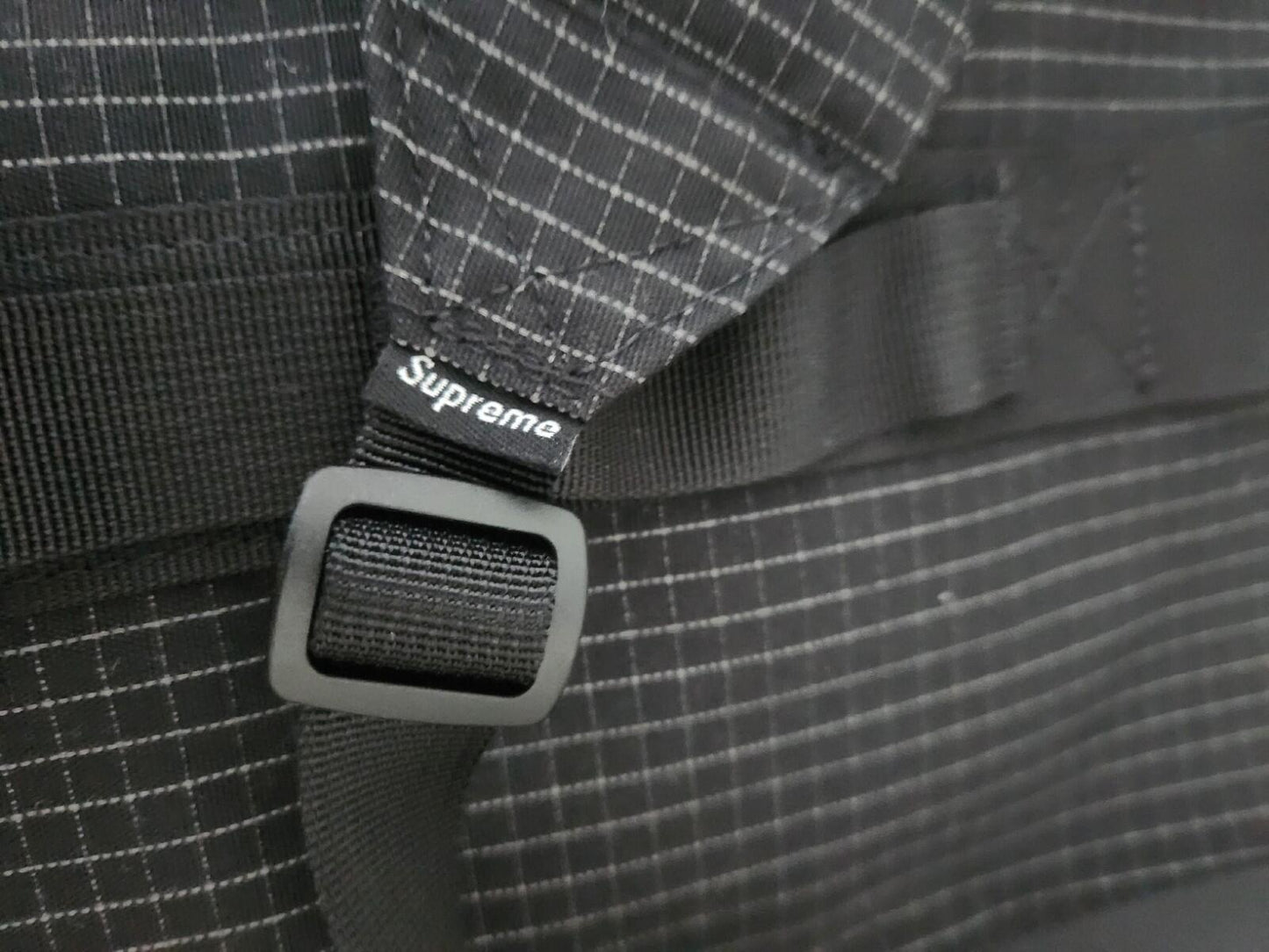 SS24 Supreme tote bag water resistant nylon black duffle holdall