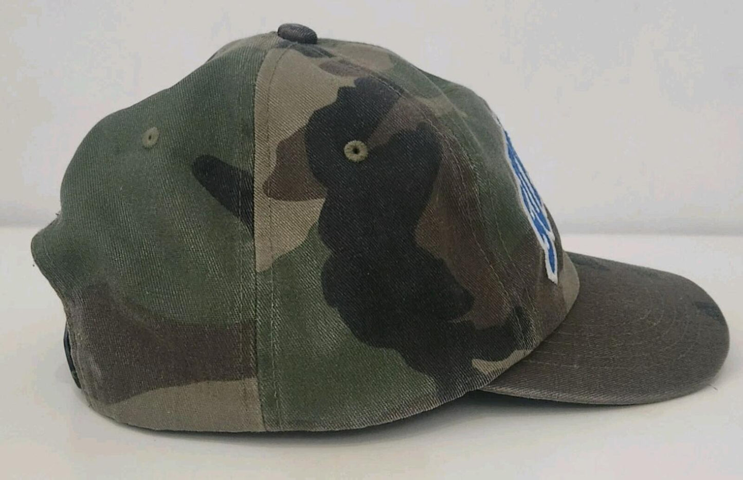 FW24 Supreme Felt Arc 6 panel Woodland Camo Cap Green Hat Camouflage
