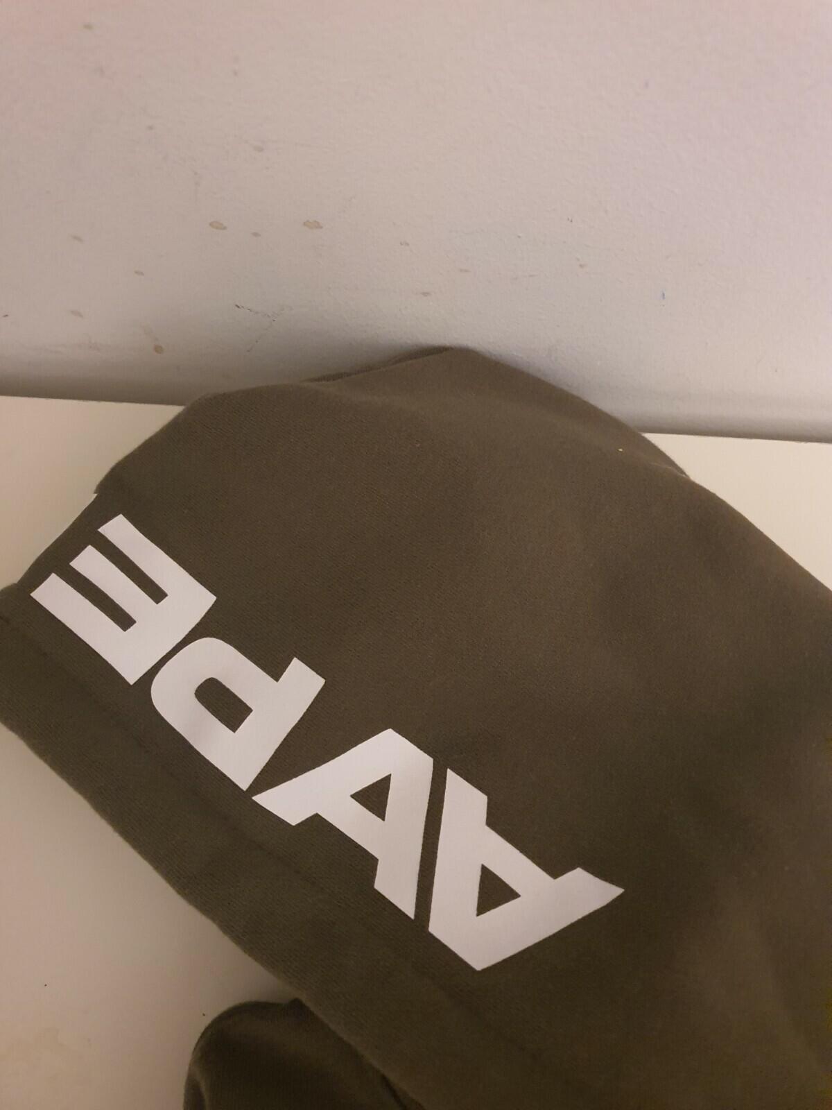 AAPE by A BATHING APE Hooded Sweatshirt Olive Size S BAPE