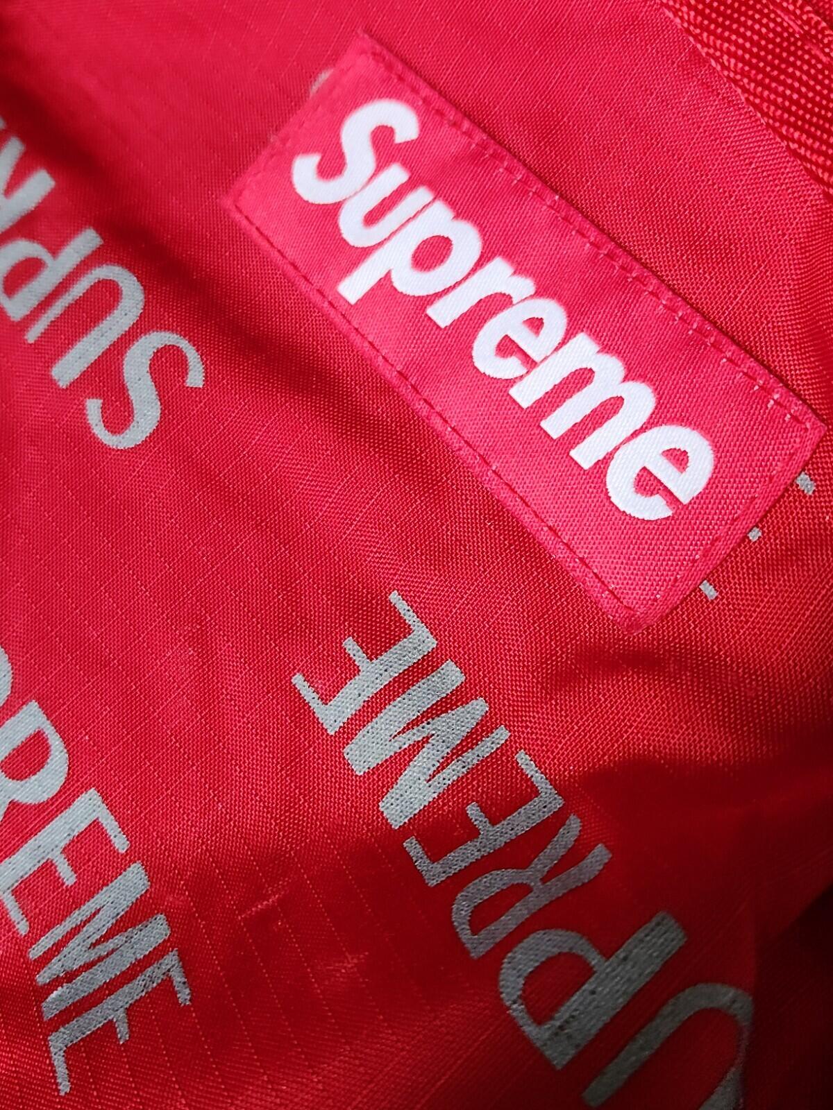 FW16 Supreme 3M Reflective Repeat Rucksack Rot