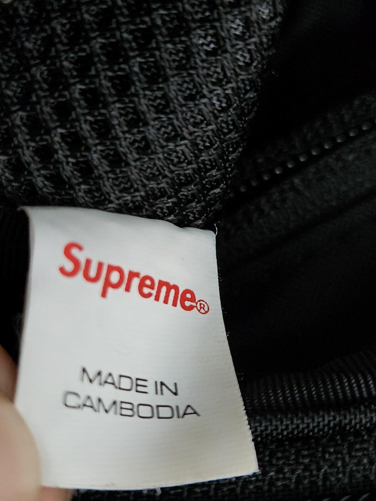 SS22 Supreme Small Messenger Bag Black Water Resistant