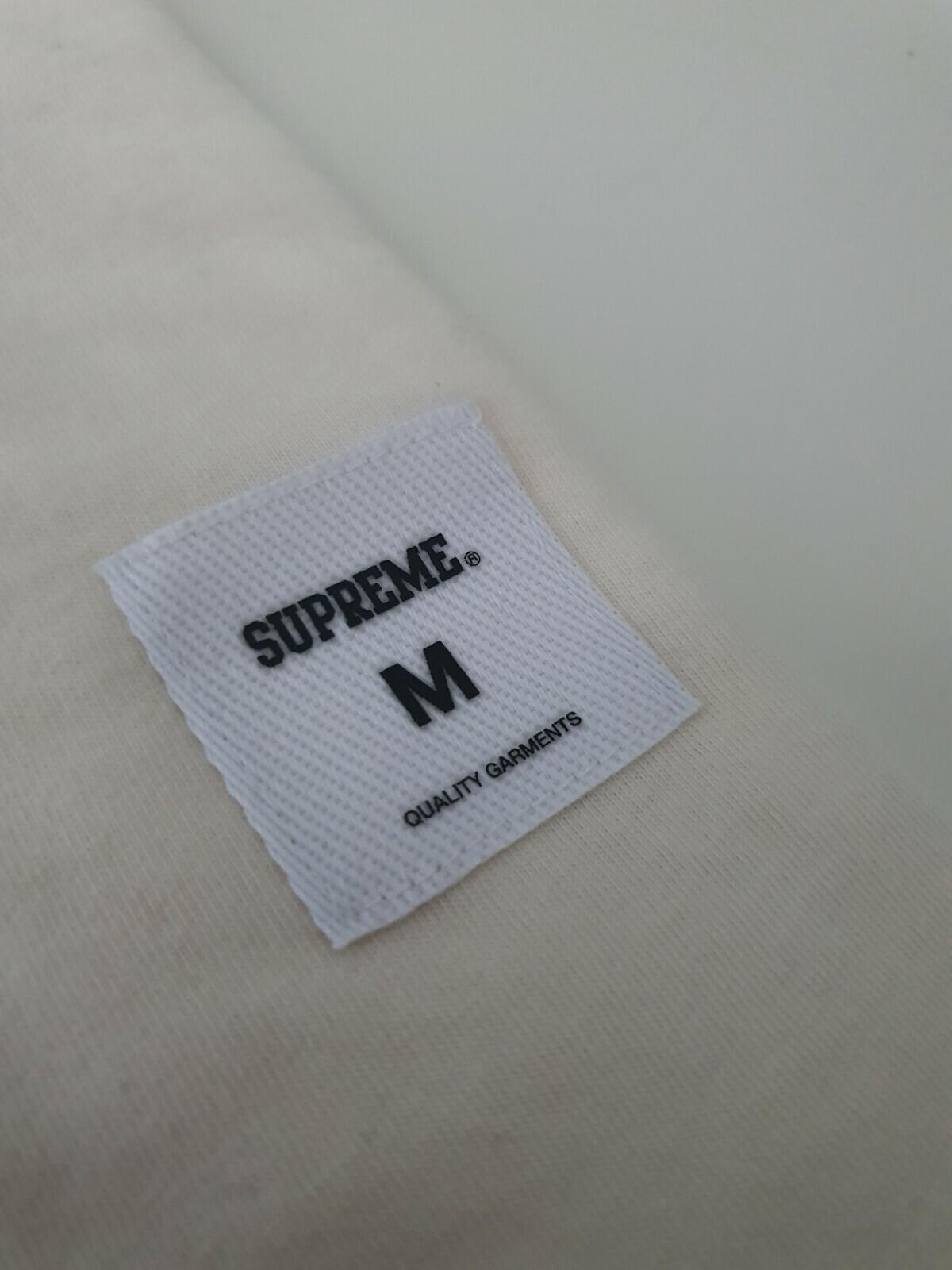 FW17 Supreme Glitter Arc Football Top M medium white tee t-shirt New With Tag