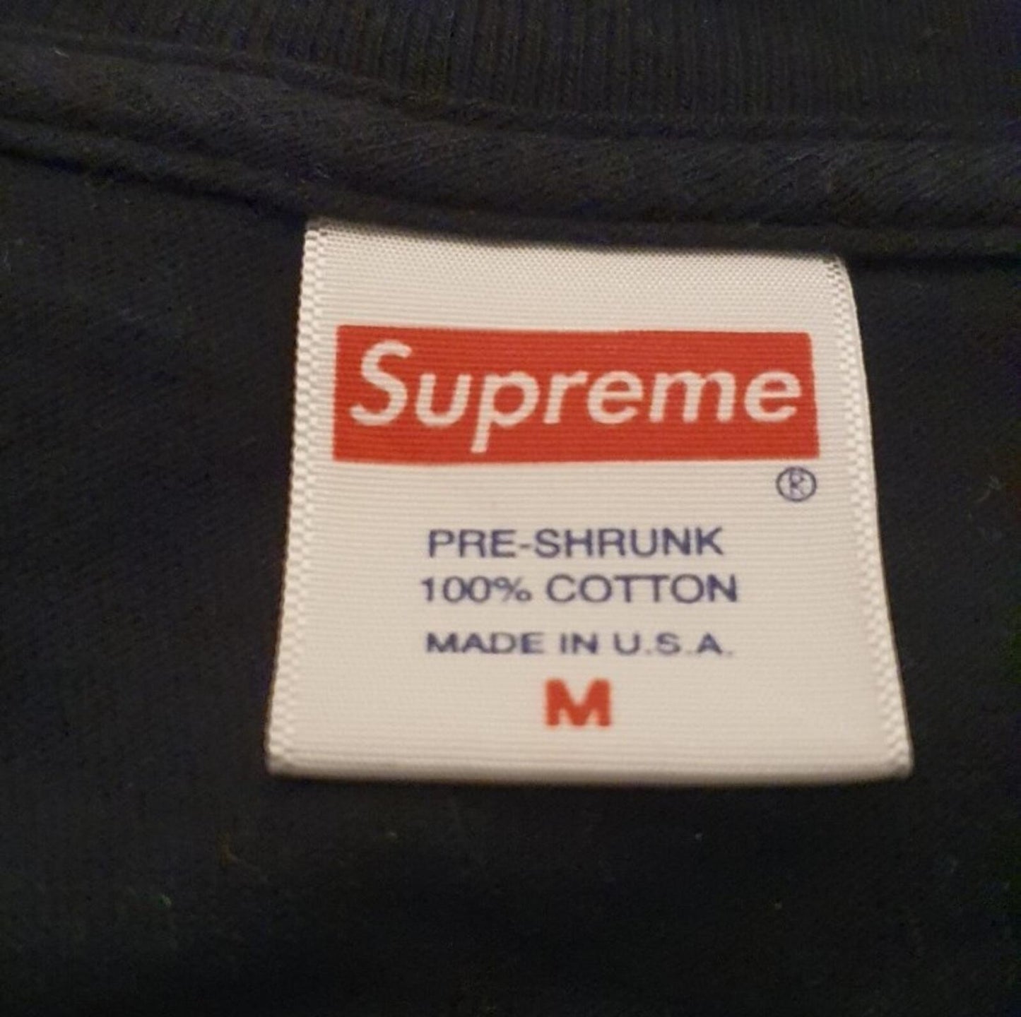 FW16 Supreme The War Report Tee M Medium black T-shirt Capone-N-Noreaga CNN