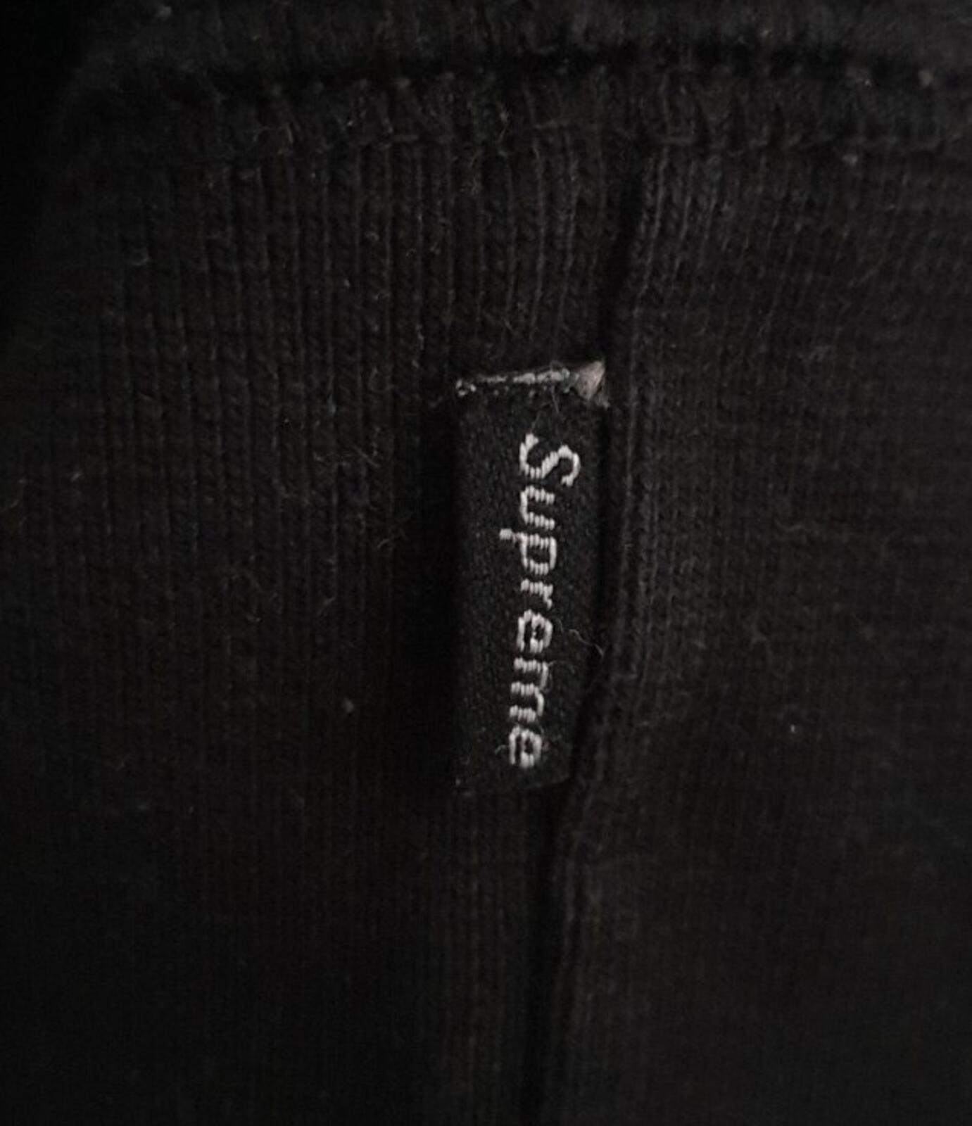 SS14 Supreme Marathon crewneck black sweatshirt size L large jumper 2014 Rare