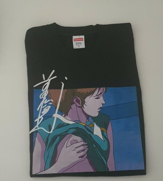 FW15 Supreme x Toshio Maeda Touch tee t-shirt black Size M medium Manga Japanese
