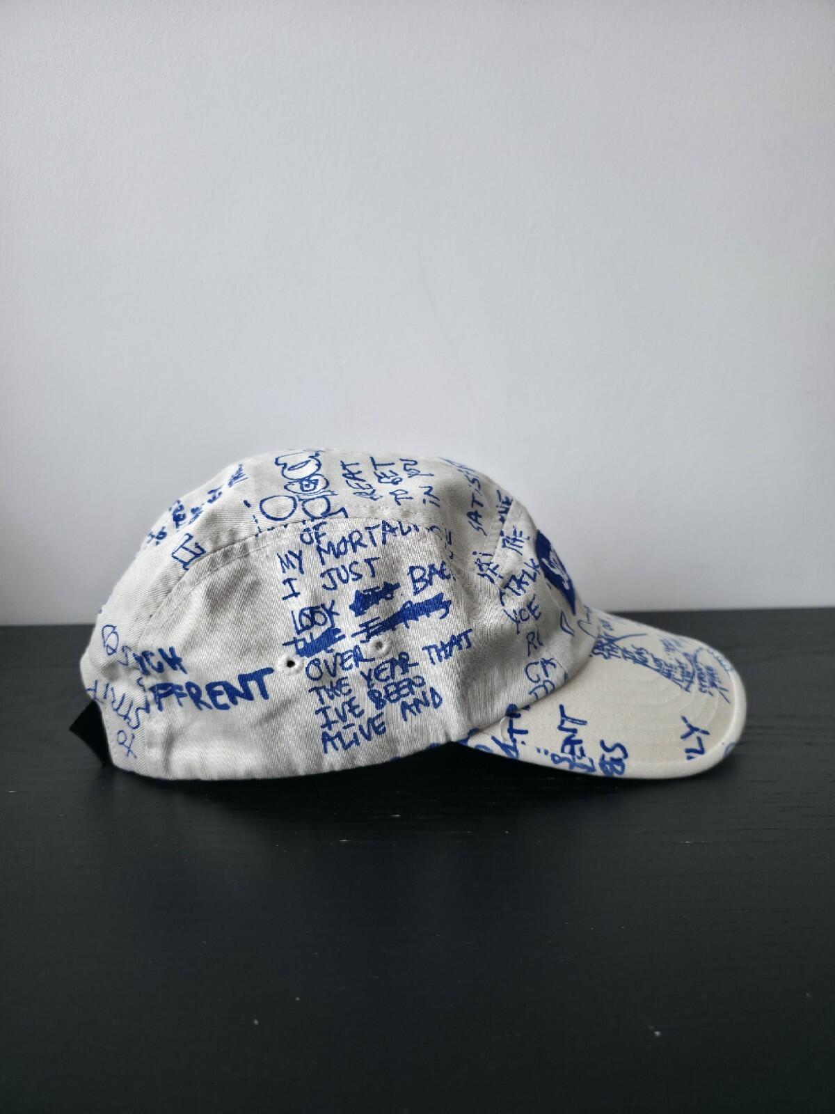 SS23 Supreme Gonz Poems Camp Cap White Mark Gonzales
