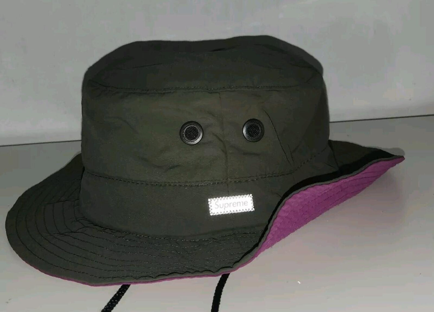 FW18 Supreme Contrast Boonie Hat Olive Size S/M