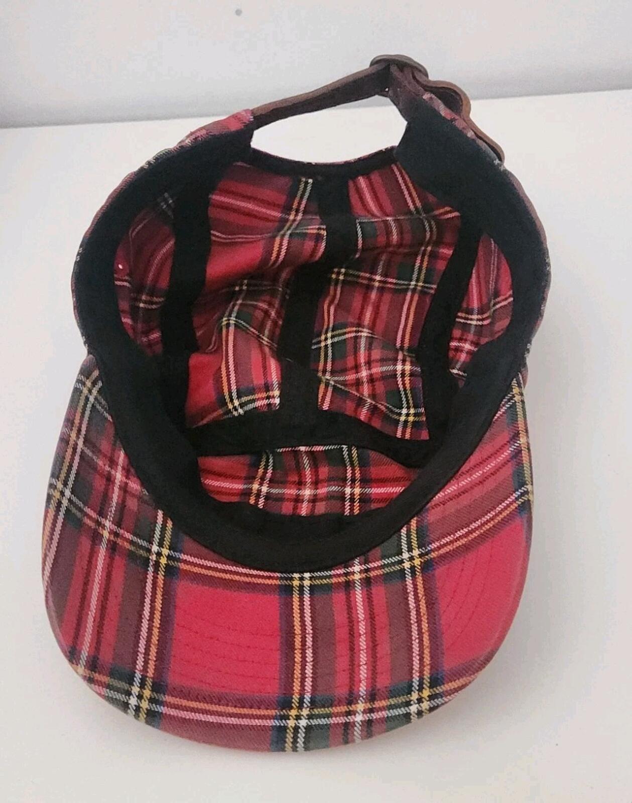 FW20 Supreme Washed Chino Twill Camp Cap Tartan