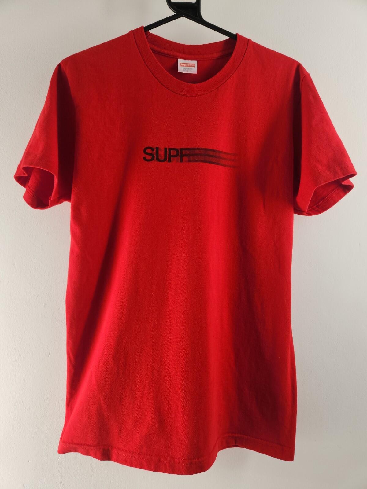 SS16 Supreme Motion Tee Red Size M