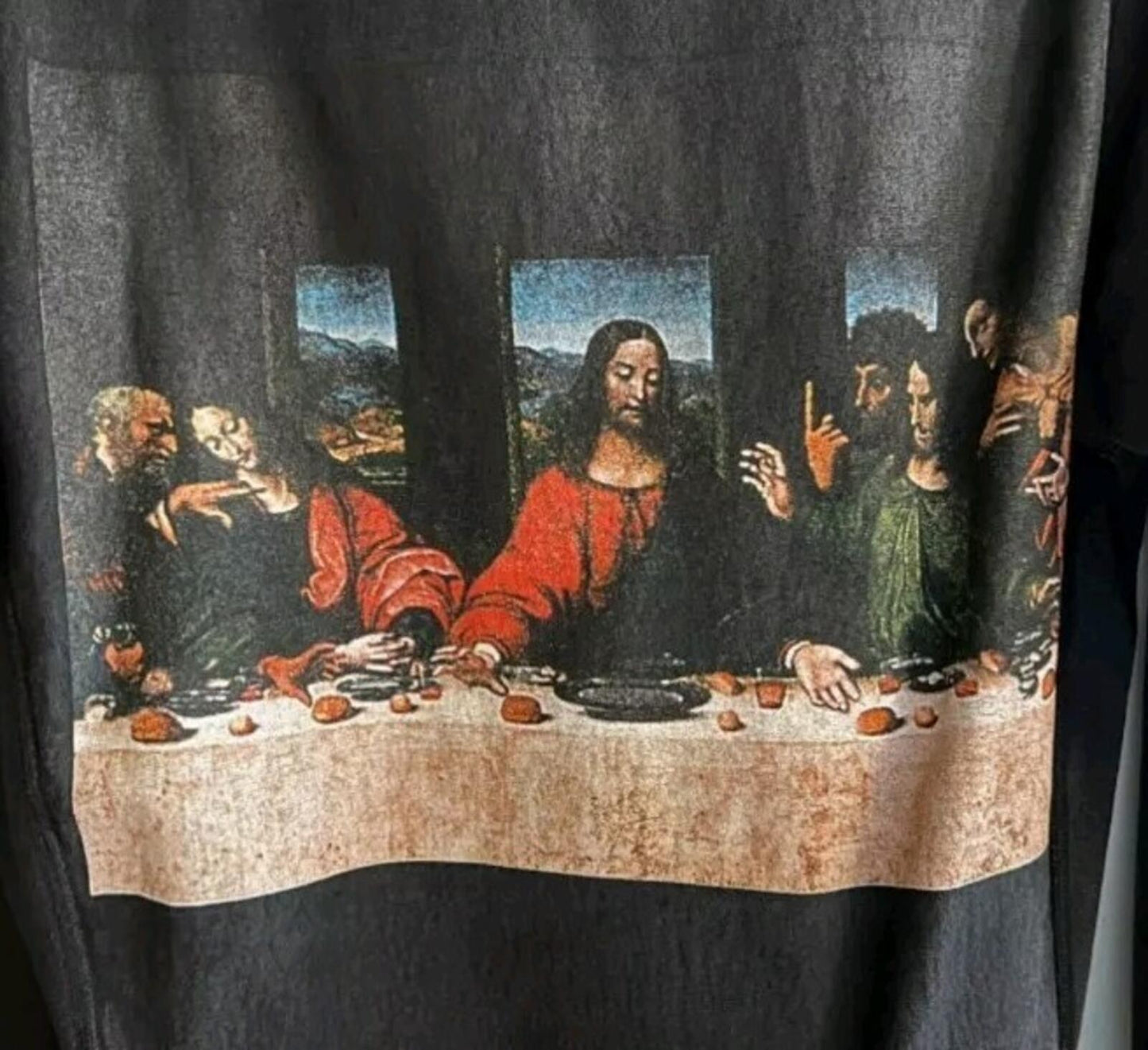 FW12 Supreme Last Supper hooded sweatshirt Black hoodie M Medium 2012 Vintage