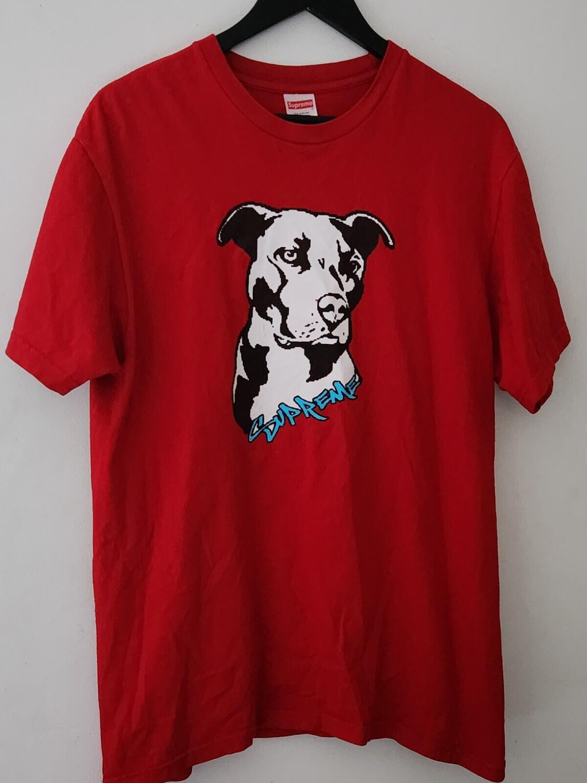 SS20 Supreme Pitbull Tee Red Size M