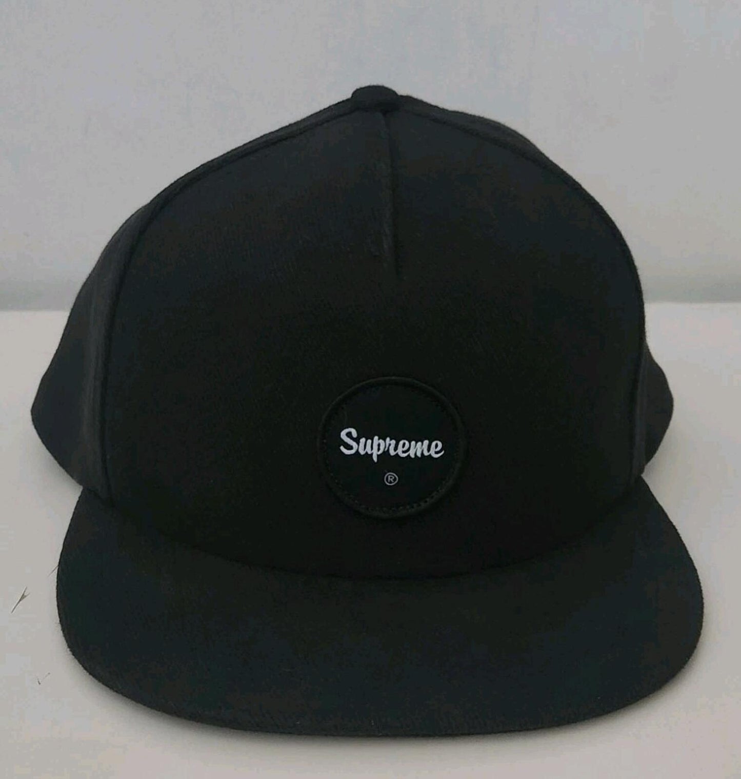 SS24 Supreme Twill Patch 5-Panel Cap Black