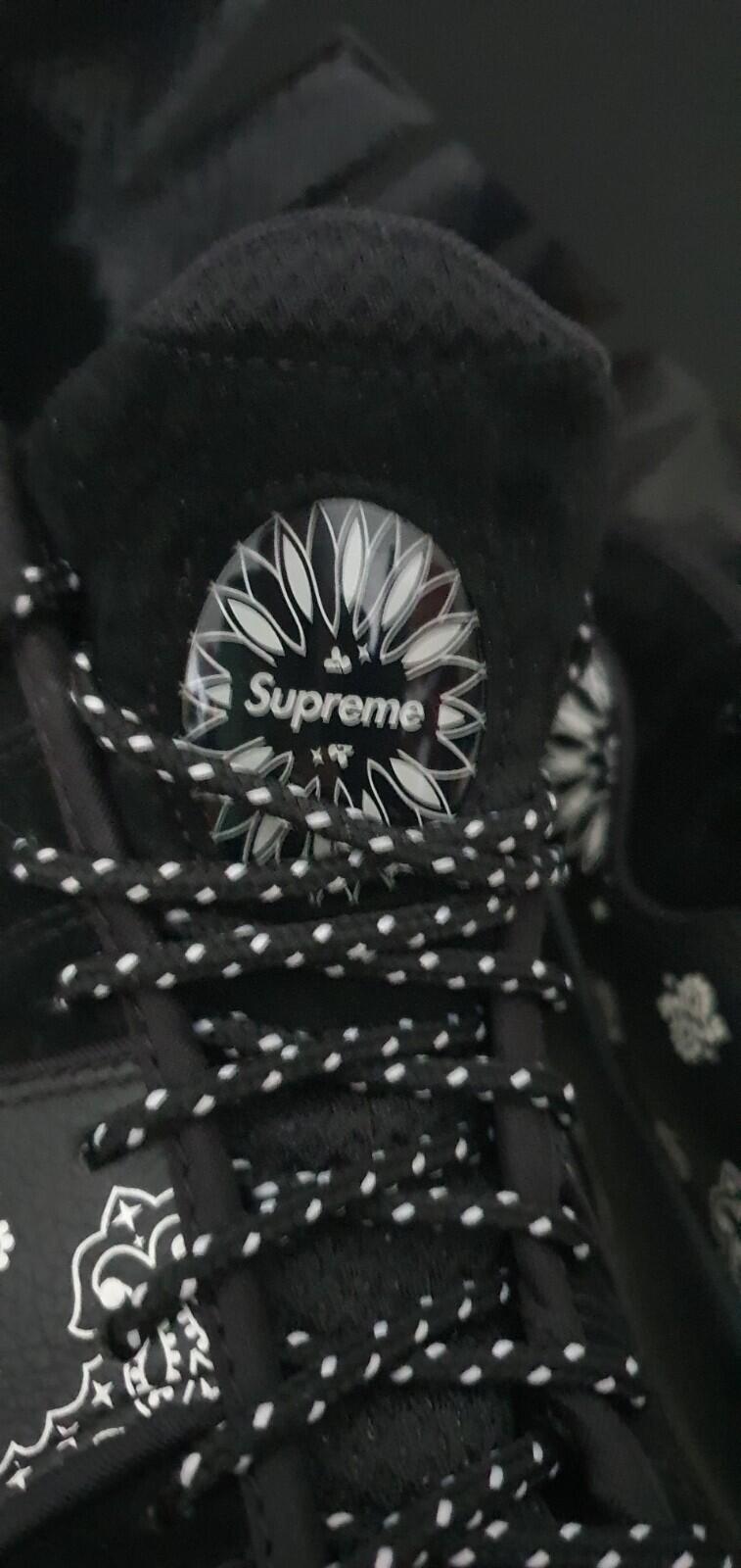 SS22 Supreme Nike Air Zoom Flight 95 SP Black UK 7.5 US 8.5 EUR 42 Bandana lot