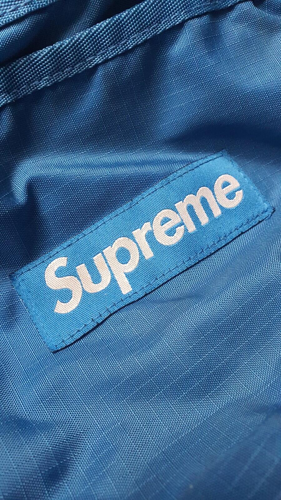 SS16 Supreme blue shoulder / waist bag Cordura fabric