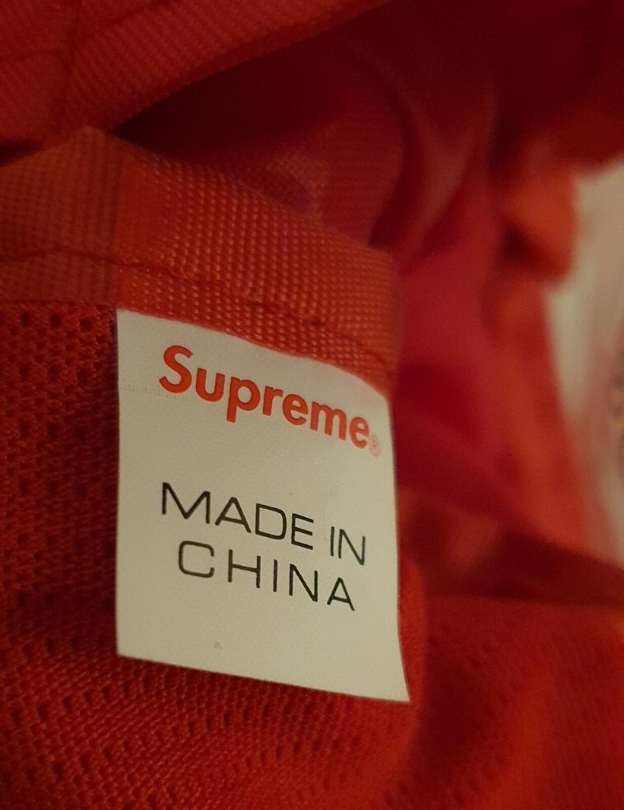 FW18 Supreme Utility Bag Red Waterproof Reflective