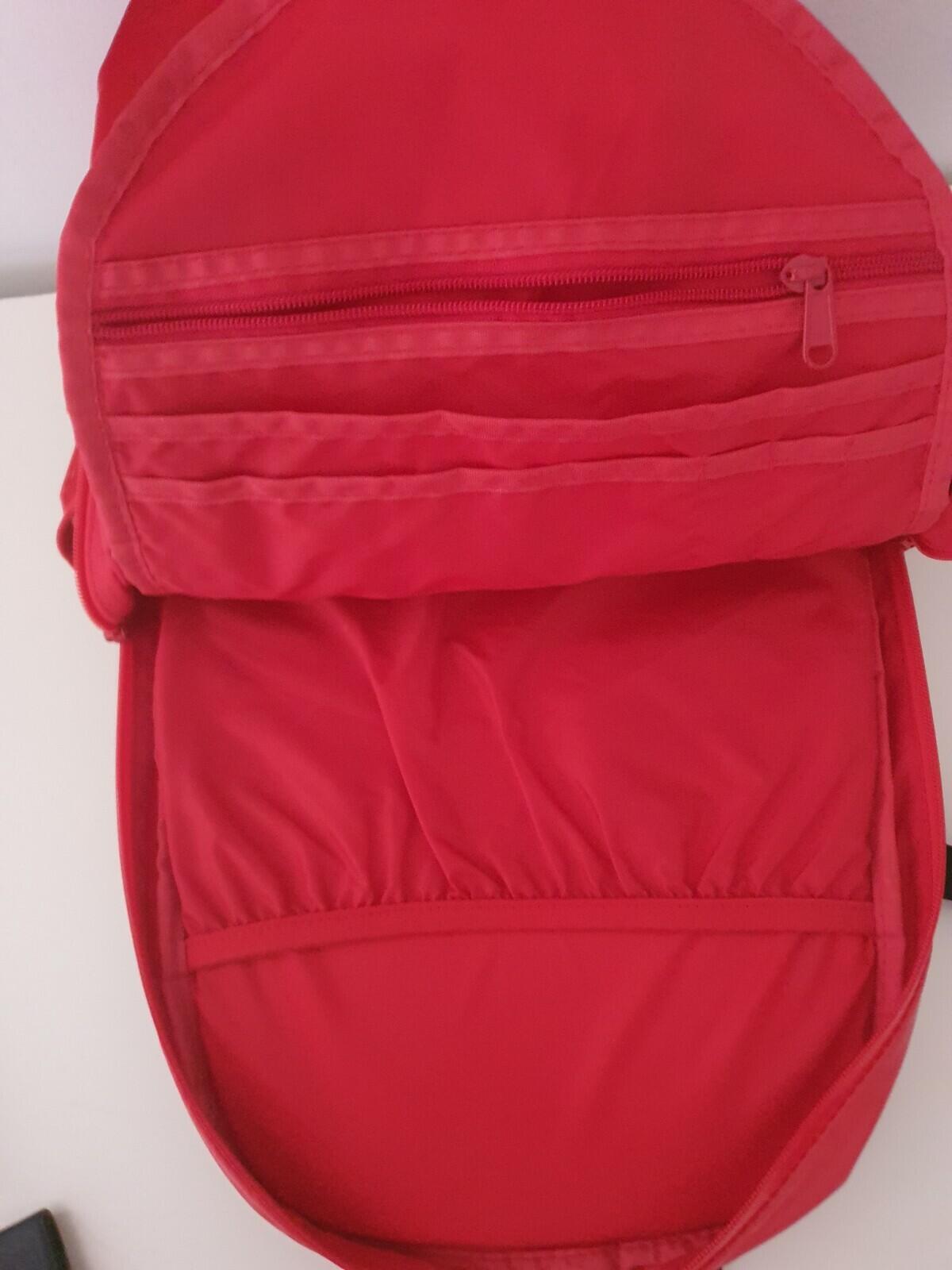 FW17 Supreme red backpack Cordura Fabric box logo Reflective text Rucksack
