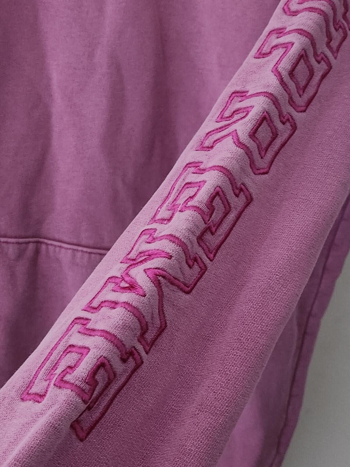 SS19 Supreme Overdyed Hooded Sweatshirt size L Large Magenta hoodie Pink
