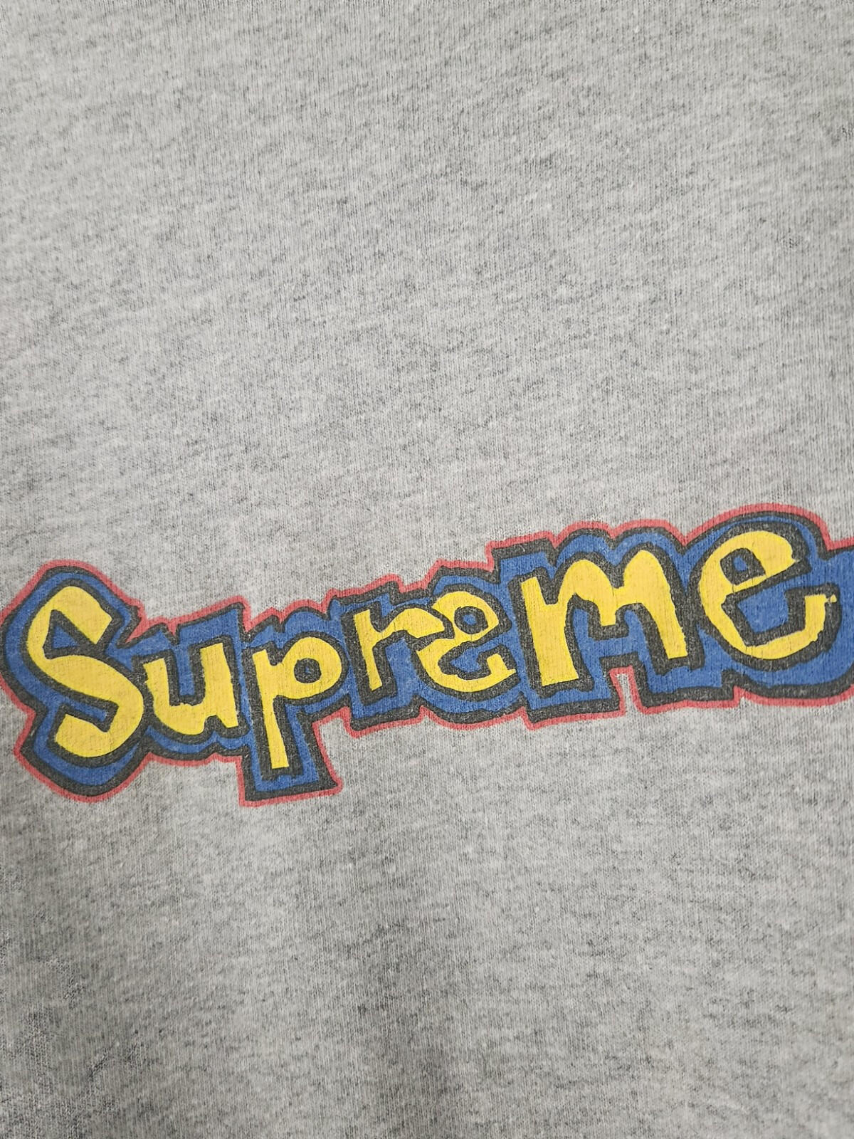 2007 Supreme Gonz Logo Tee Grey Size L Mark Gonzales