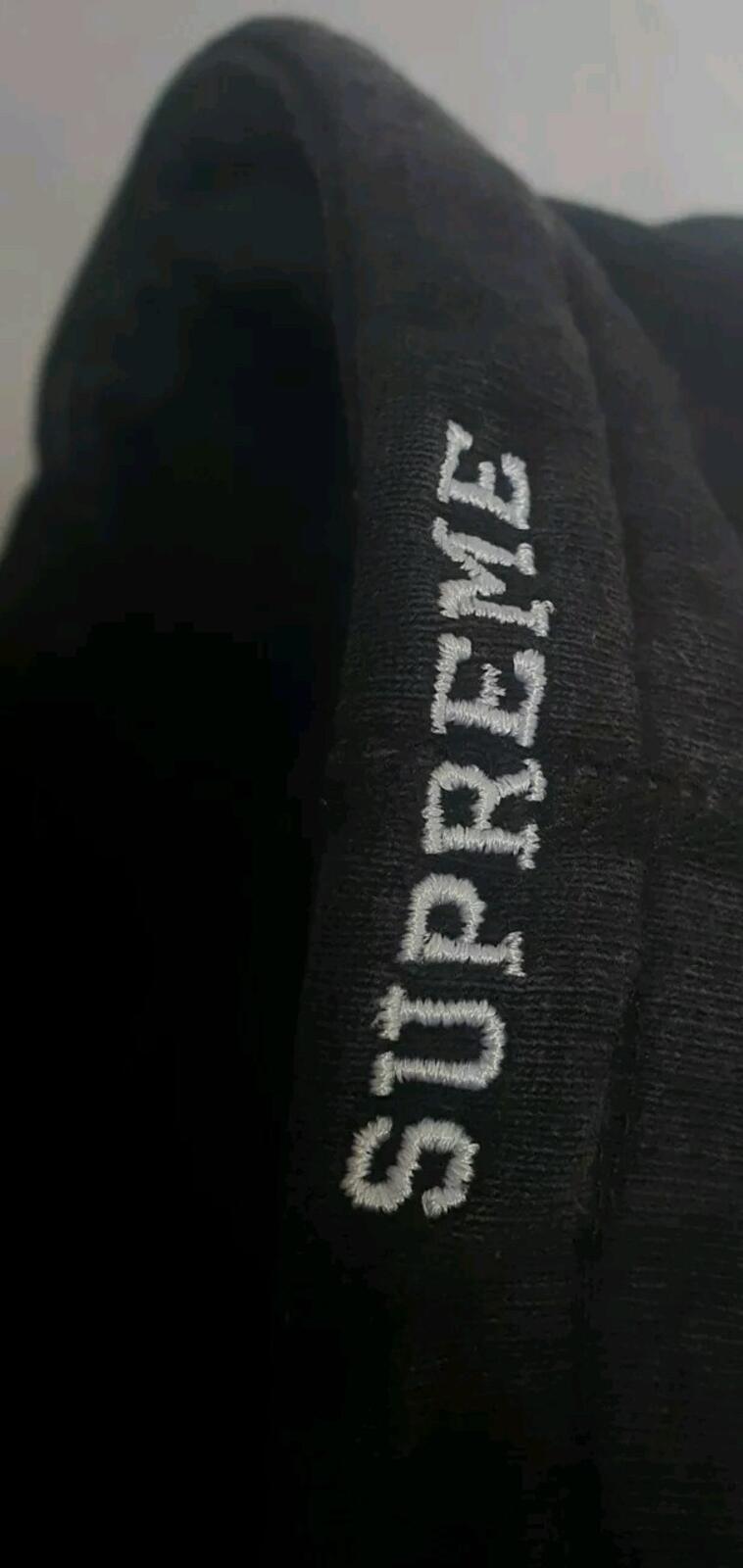FW19 Supreme S Logo Hooded Sweatshirt Black Size M