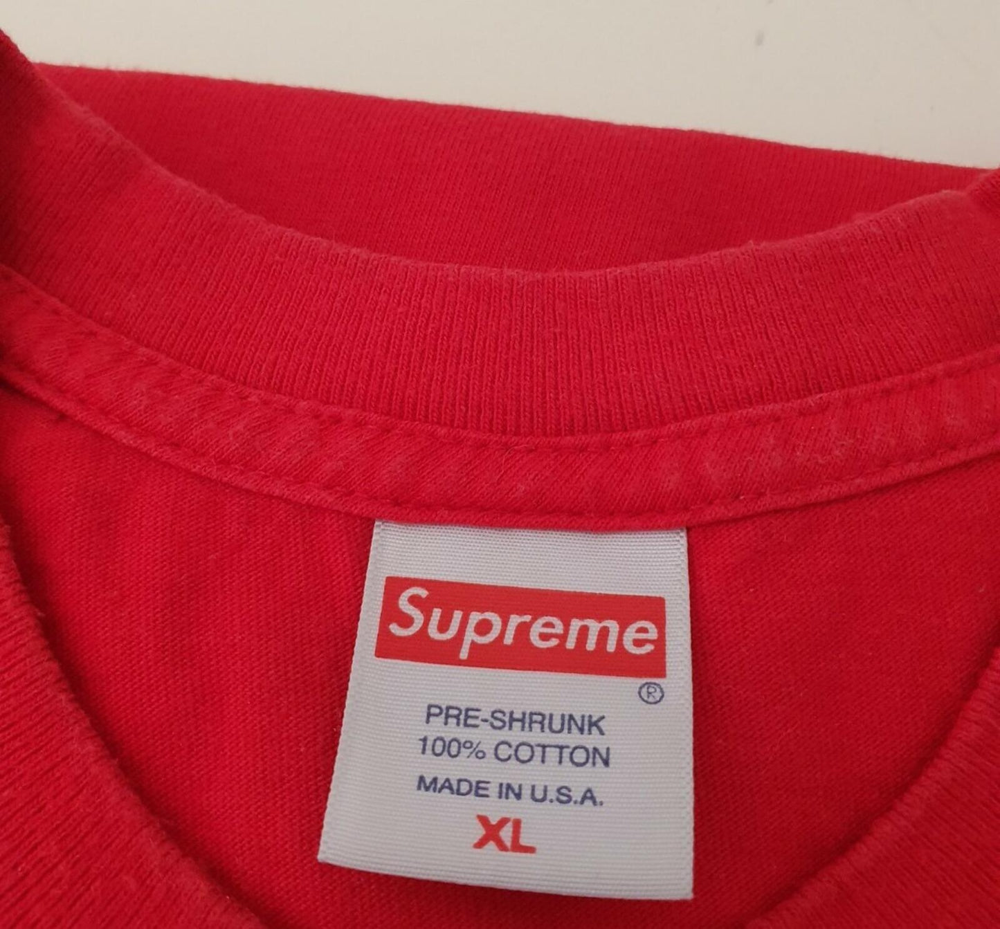 FW19 Supreme Bible red Tee size XL T-shirt
