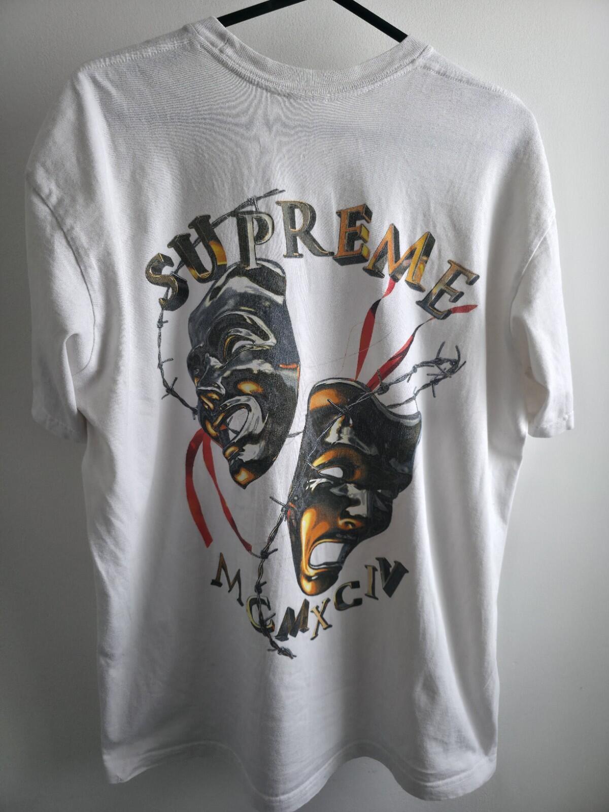 SS20 Supreme Laugh Now Camiseta Blanca Talla XL
