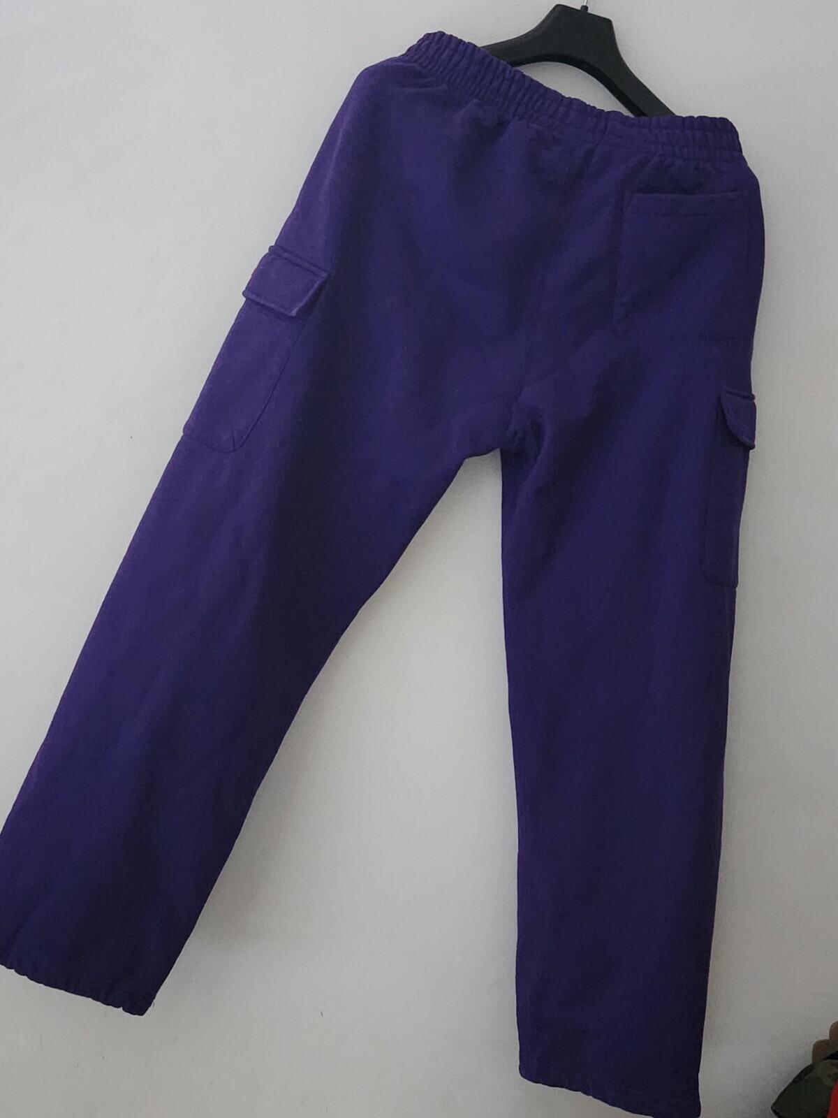 FW22 Supreme Box Cargo Sweatpant Purple Size L