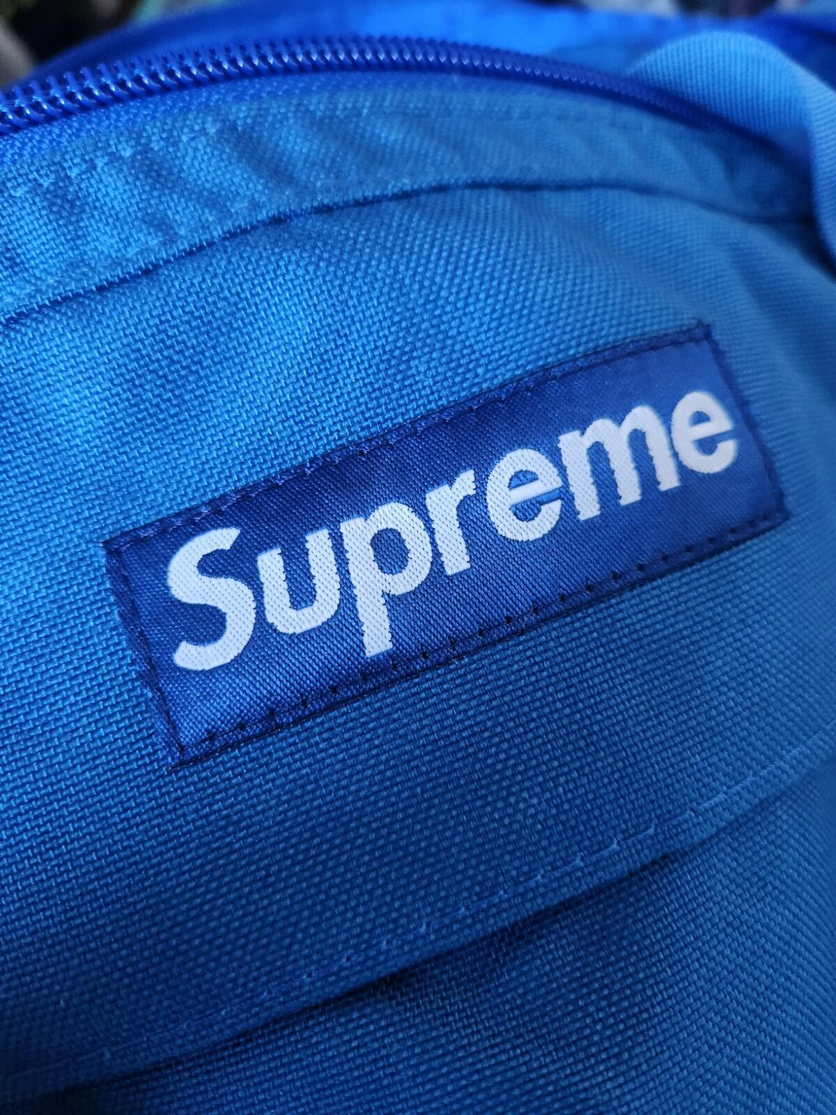 FW04 Supreme 40 Thieves XD Duffle Bag Blue Duffel Vintage 2004 Made In U.S.A