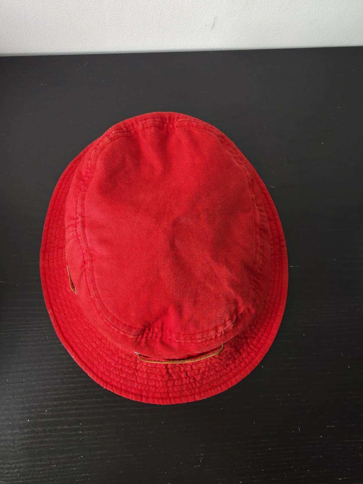 SS15 Supreme Canvas Crusher Hat Red Size S/M