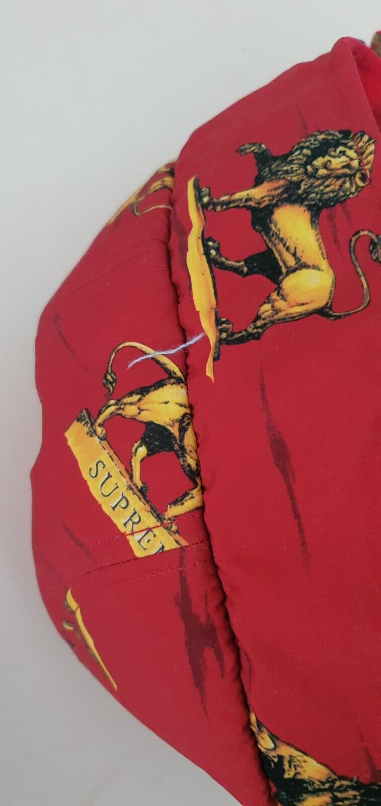 SS13 Supreme Lions Trail hat size M/L red cap earflap vintage 2013 Rare