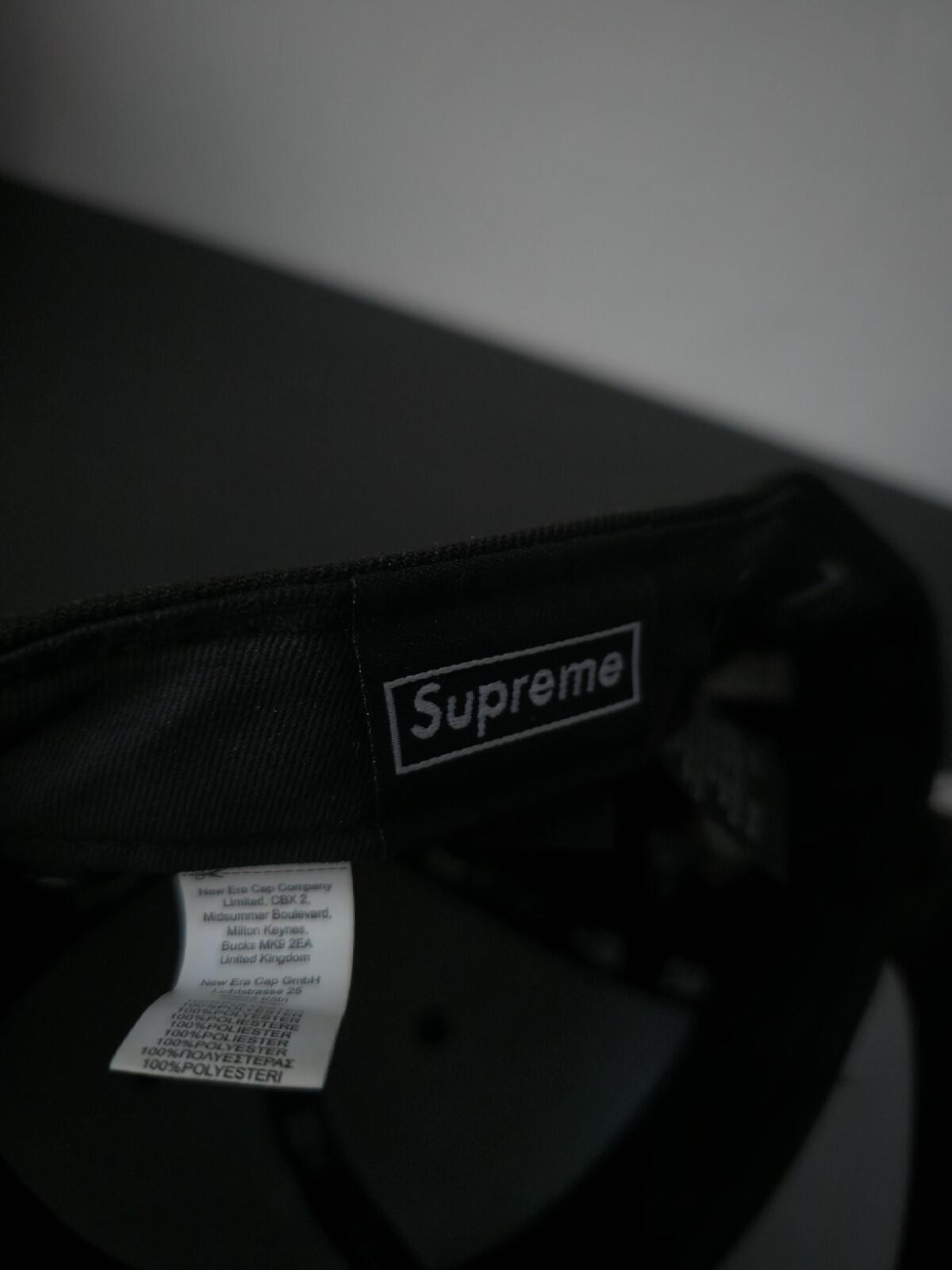 FW24 Supreme Screw Ball S Logo New Era Black Size 7 1/4
