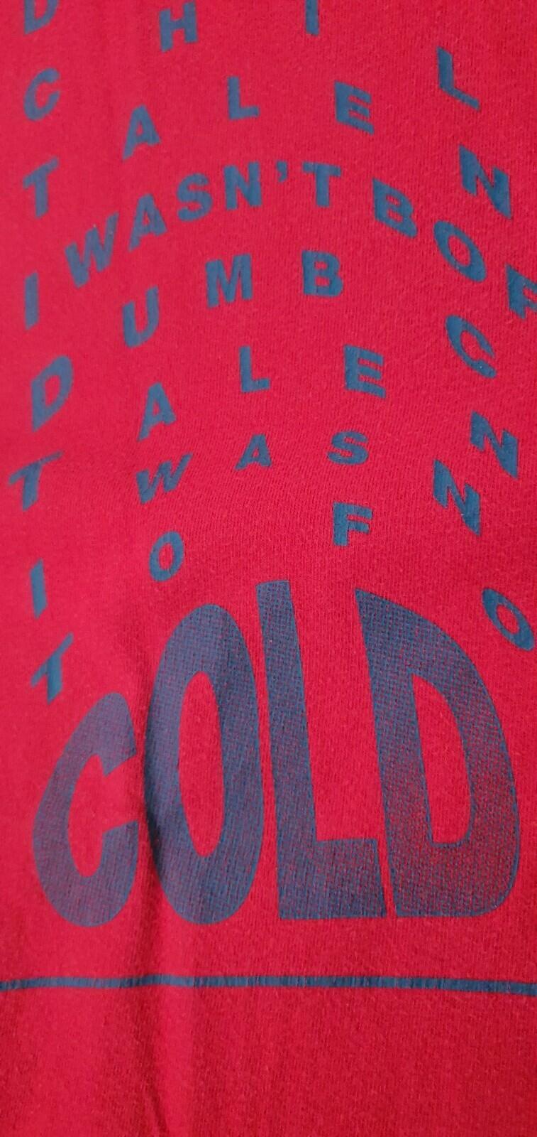 Camiseta roja talla M Supreme Cold World SS16