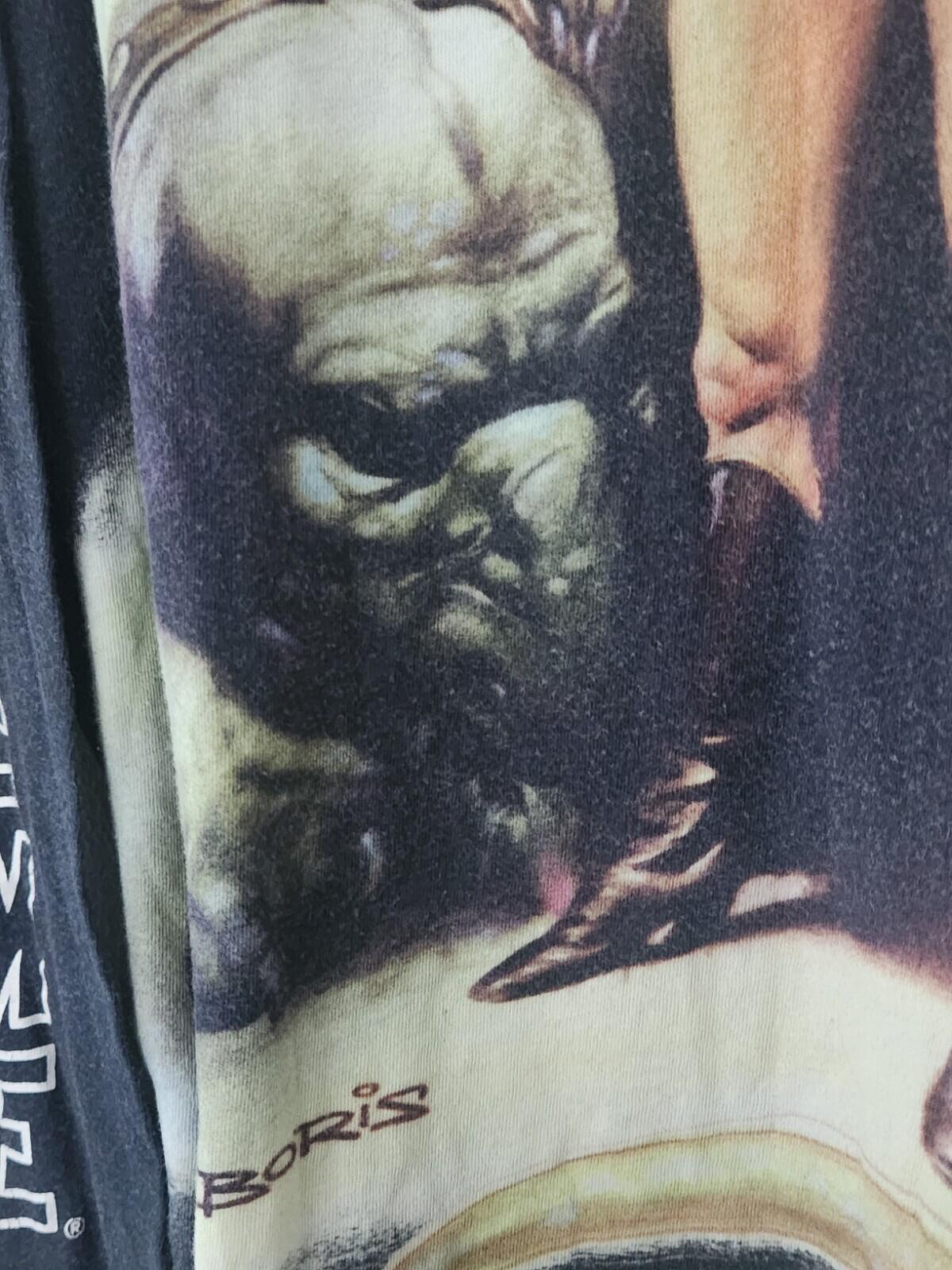 SS14 Supreme x Boris Vallejo Amazon Raglan Top Black Size M