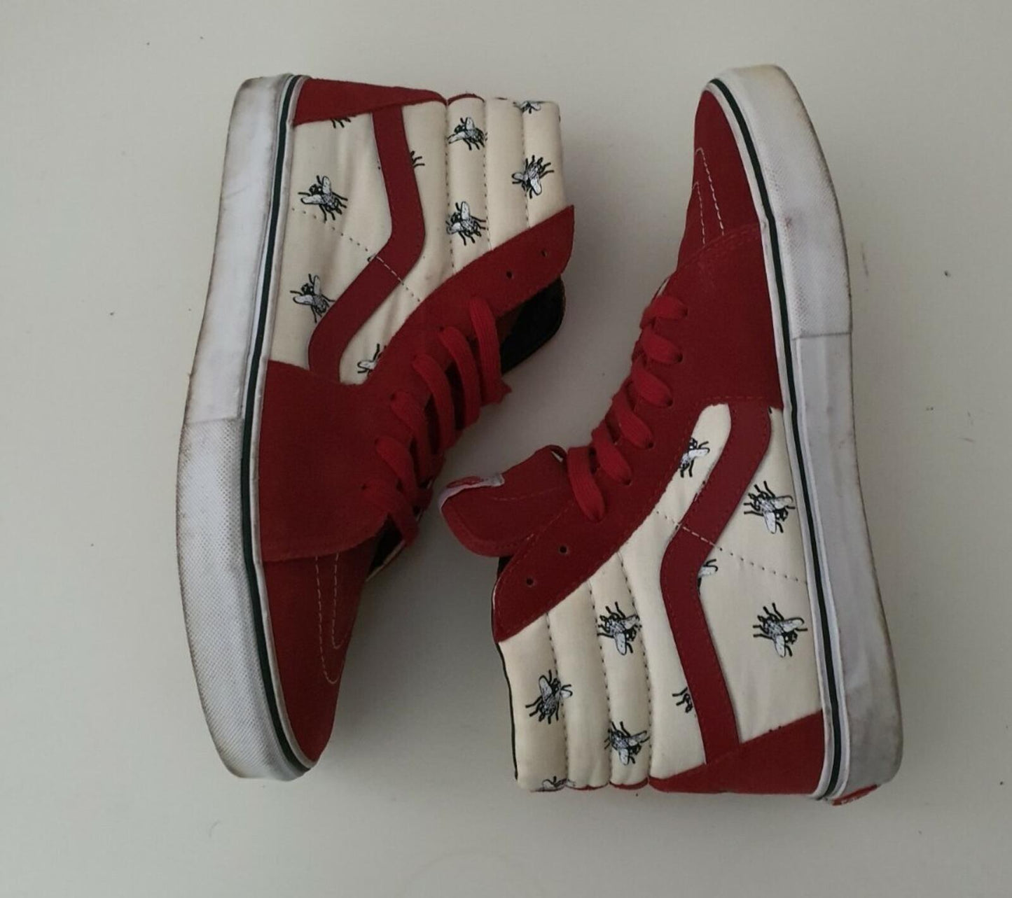 FW11 Supreme Vans SK8-Hi Pro Flies pack UK 9 US 10 EUR 43 Vintage burgundy