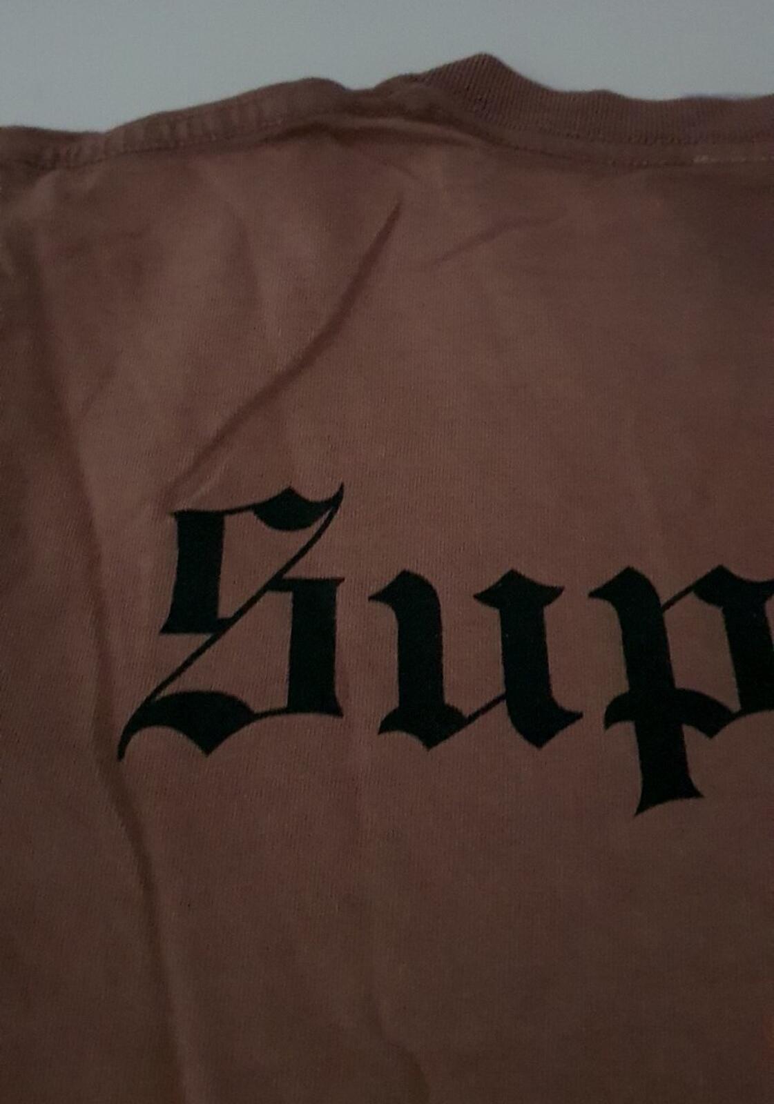 SS14 Supreme x Dead Kennedys Tee DYED in Brown Size M