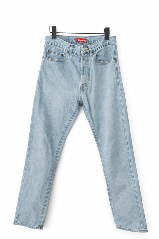 SS24 Supreme Slim Seldvedge Jeans Lavado a la Piedra Talla 30 W30 L30