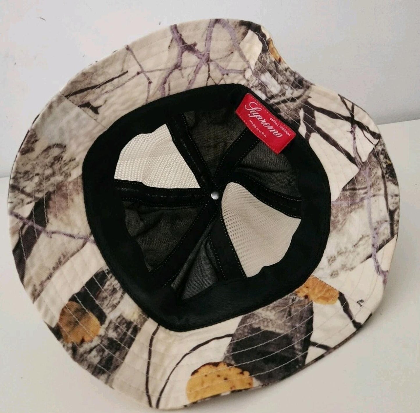 SS14 Supreme Aspen Wood Bell Hat crusher S/M bucket