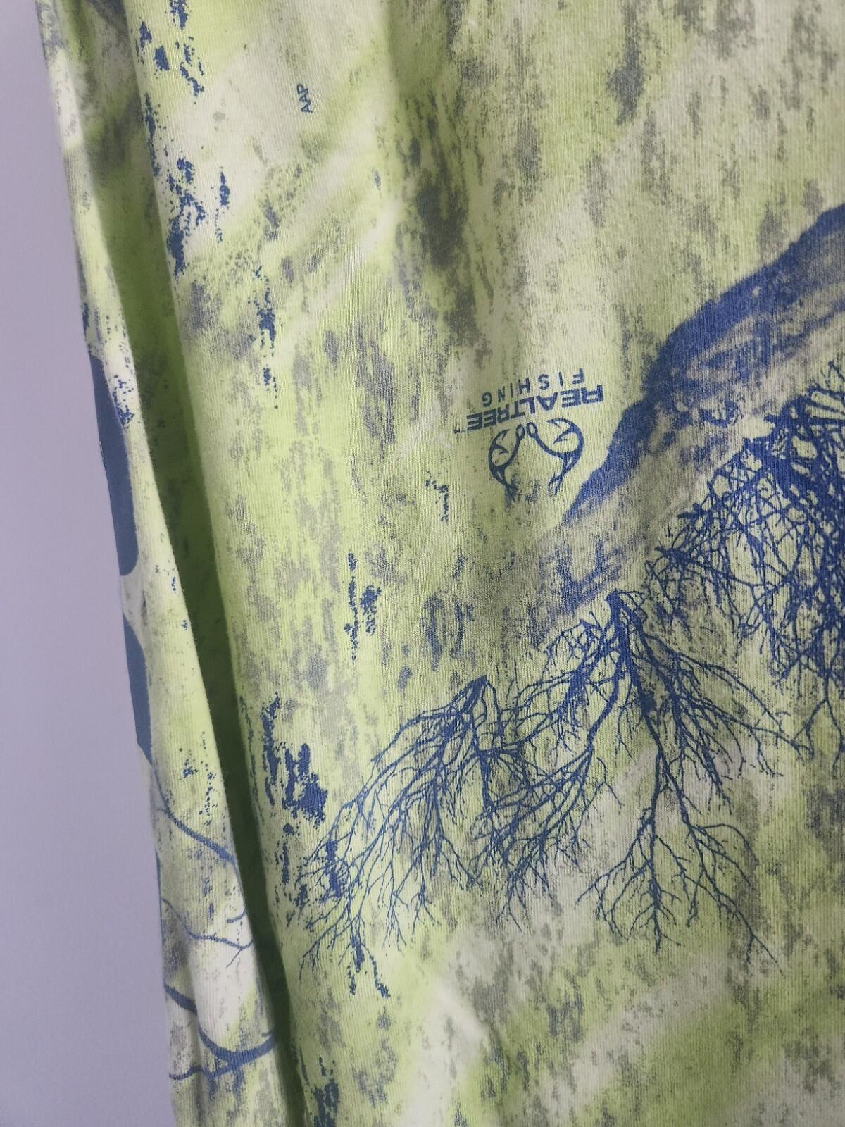 SS19 Palace Realtree Fishing Long Sleeve T-shirt Green Tee Top Size M Medium