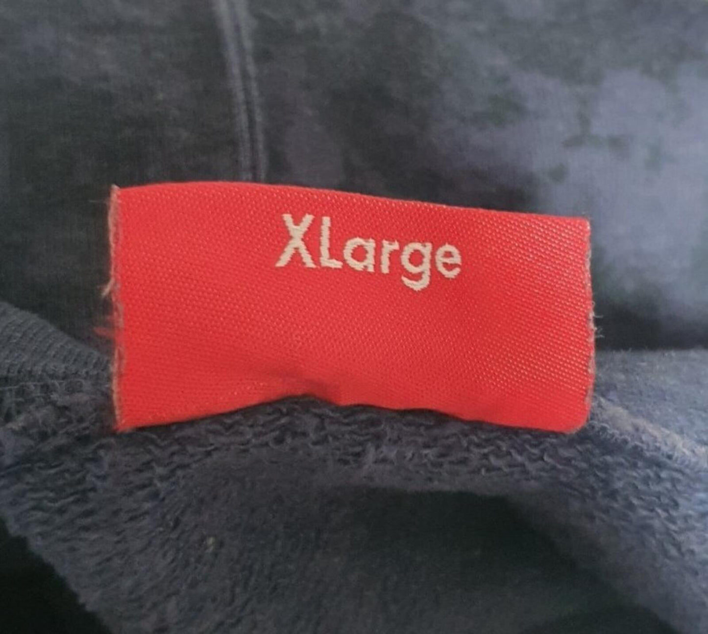 SS16 Supreme Burroughs Hooded Sweatshirt size XL navy hoodie