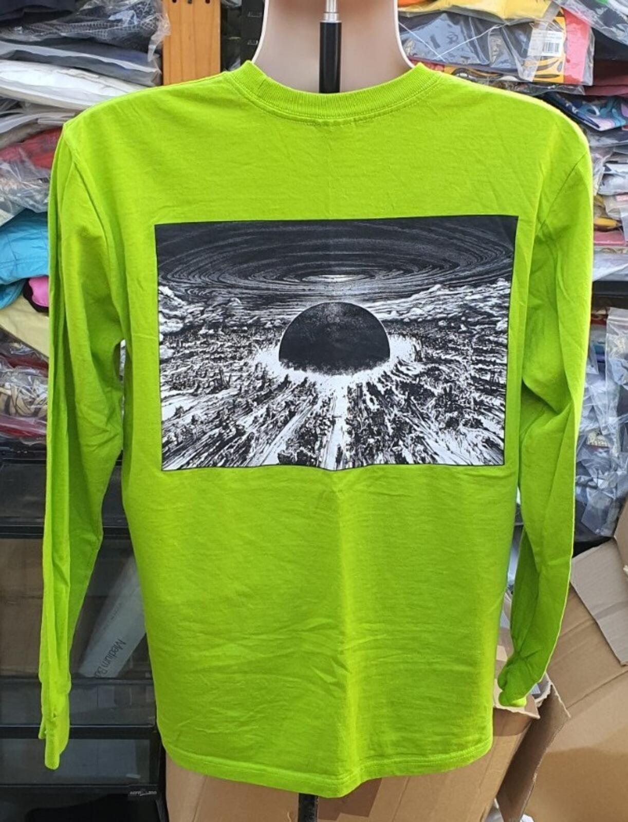 FW17 Supreme x Akira Neo-Tokyo L/S Tee Lime Size M Anime