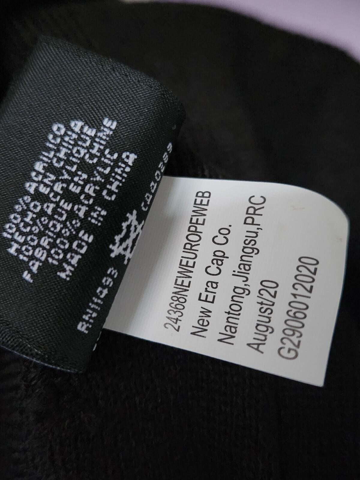FW20 Supreme New Era Sequin beanie black Hat New