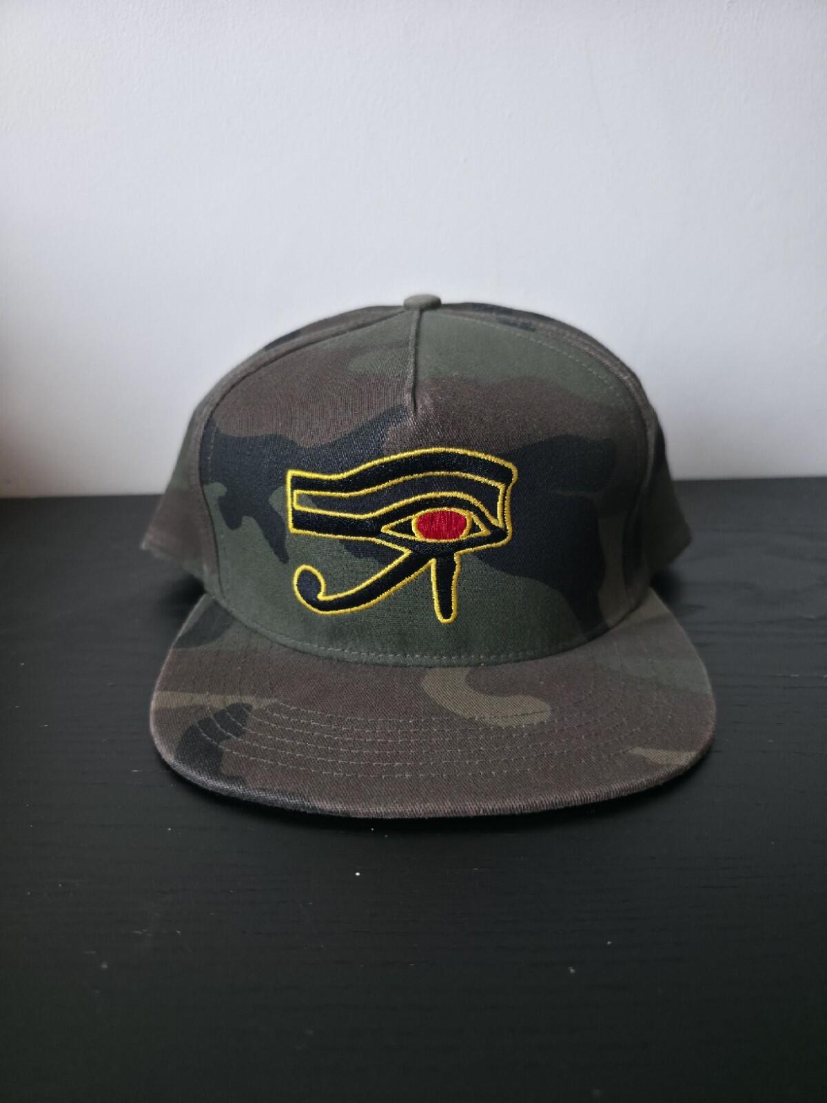 SS13 Supreme Eye Of Horus 5-panel Cap Woodland Camo