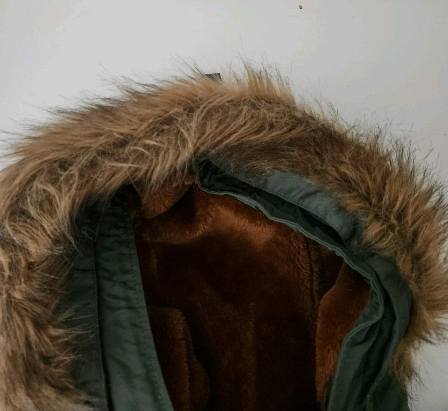 FW18 Supreme Logo Tape N-3B Parka UVP 378 $ Größe L Große Jacke olivefarbener Mantel grün