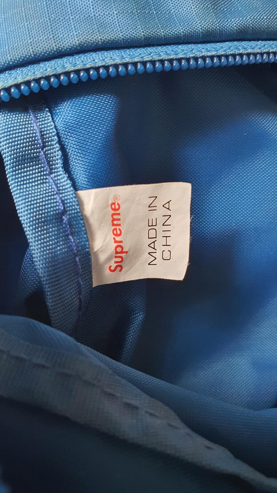SS16 Supreme blue shoulder / waist bag Cordura fabric