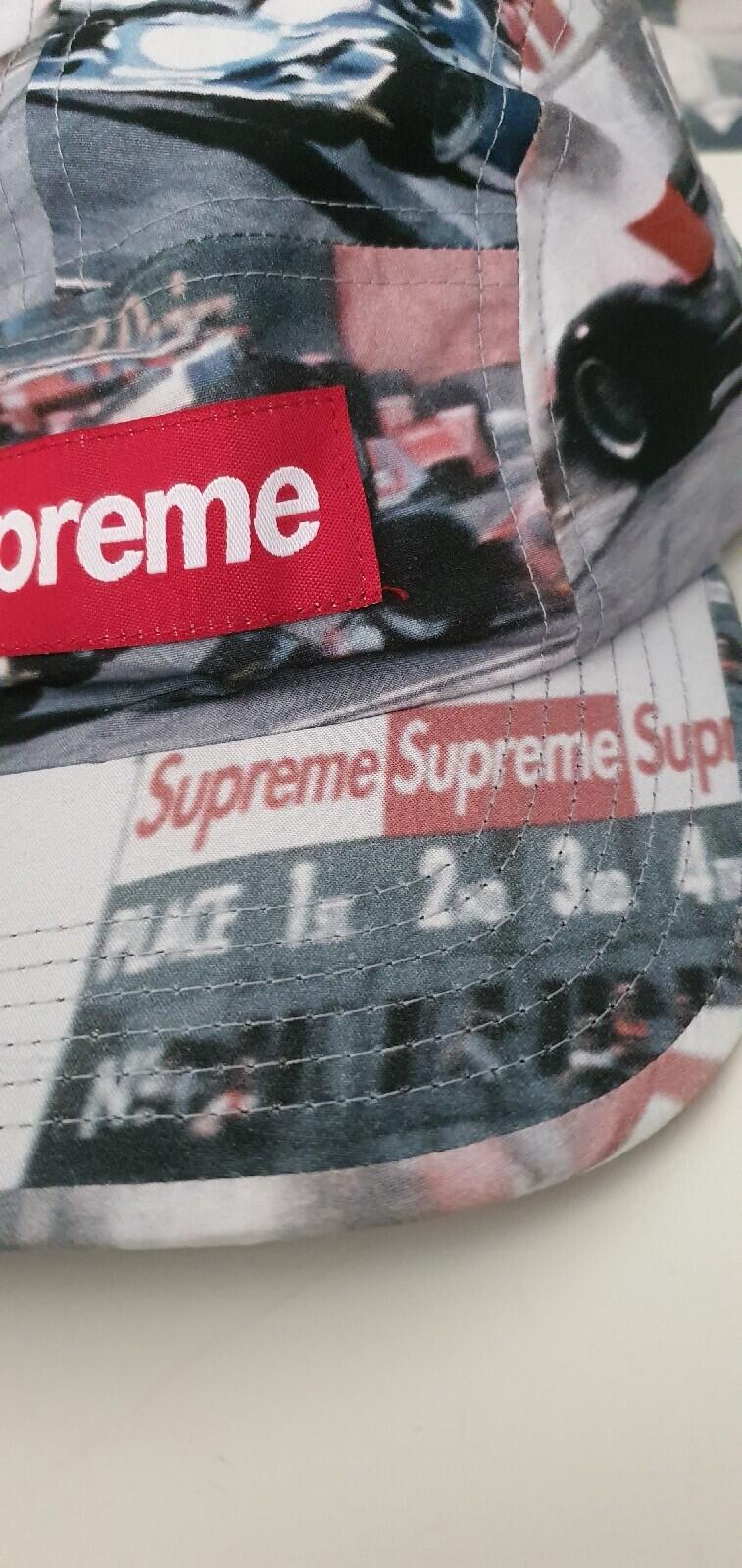 SS19 Supreme Grand Prix camp cap box logo Formula Hat