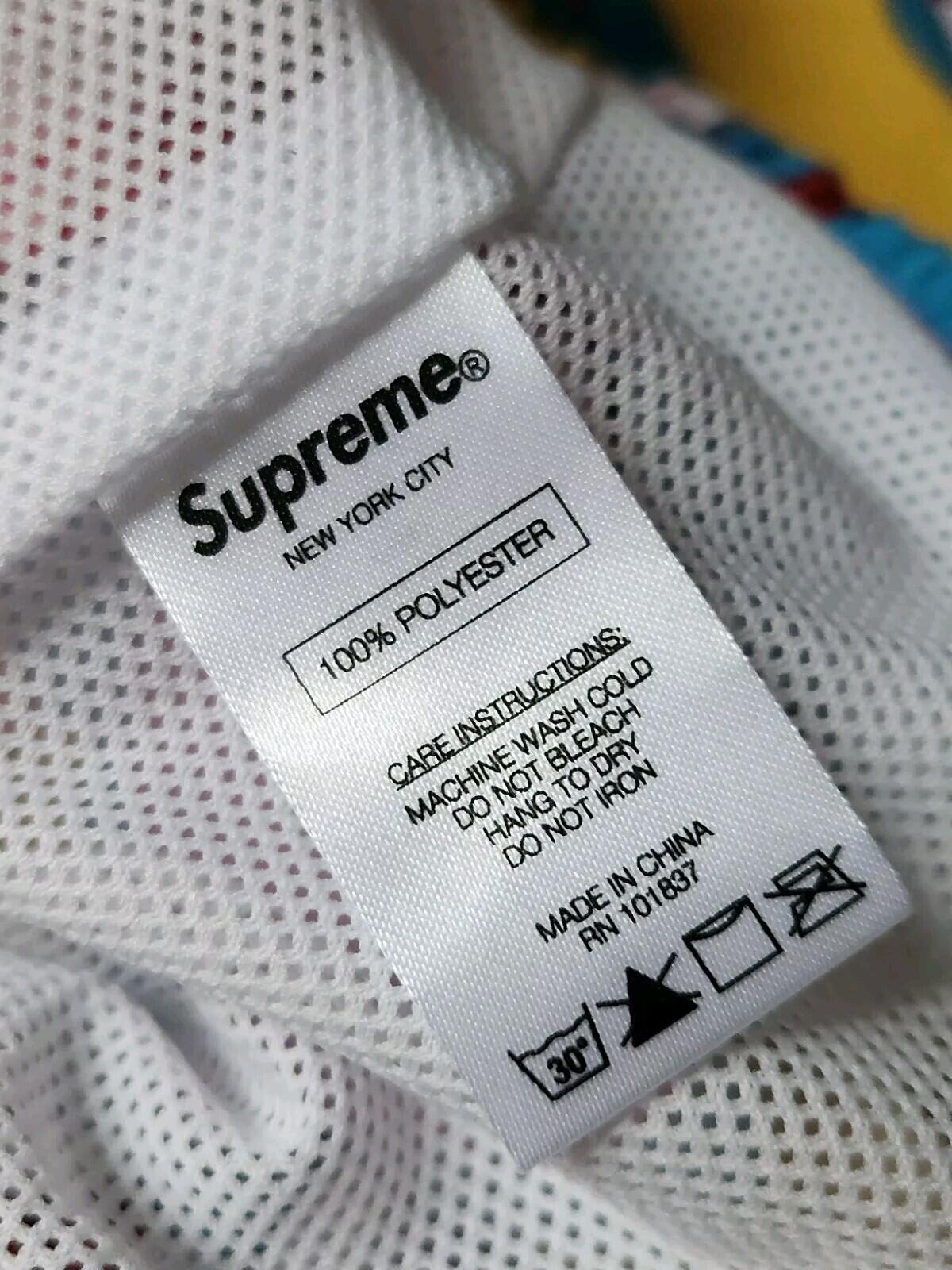 SS16 Supreme Abstract Water Short Size XL