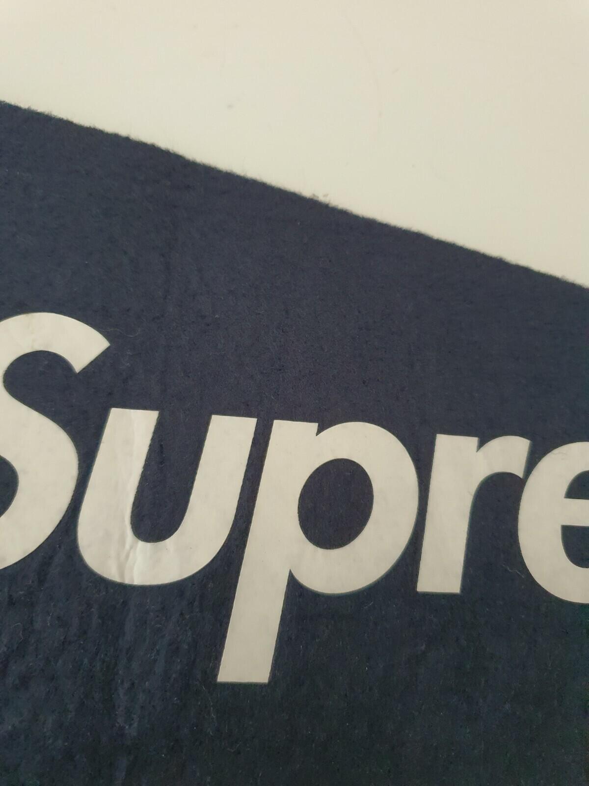 SS15 Supreme x New York Yankees Marineblau Wimpel Baseball Accessoire Selten