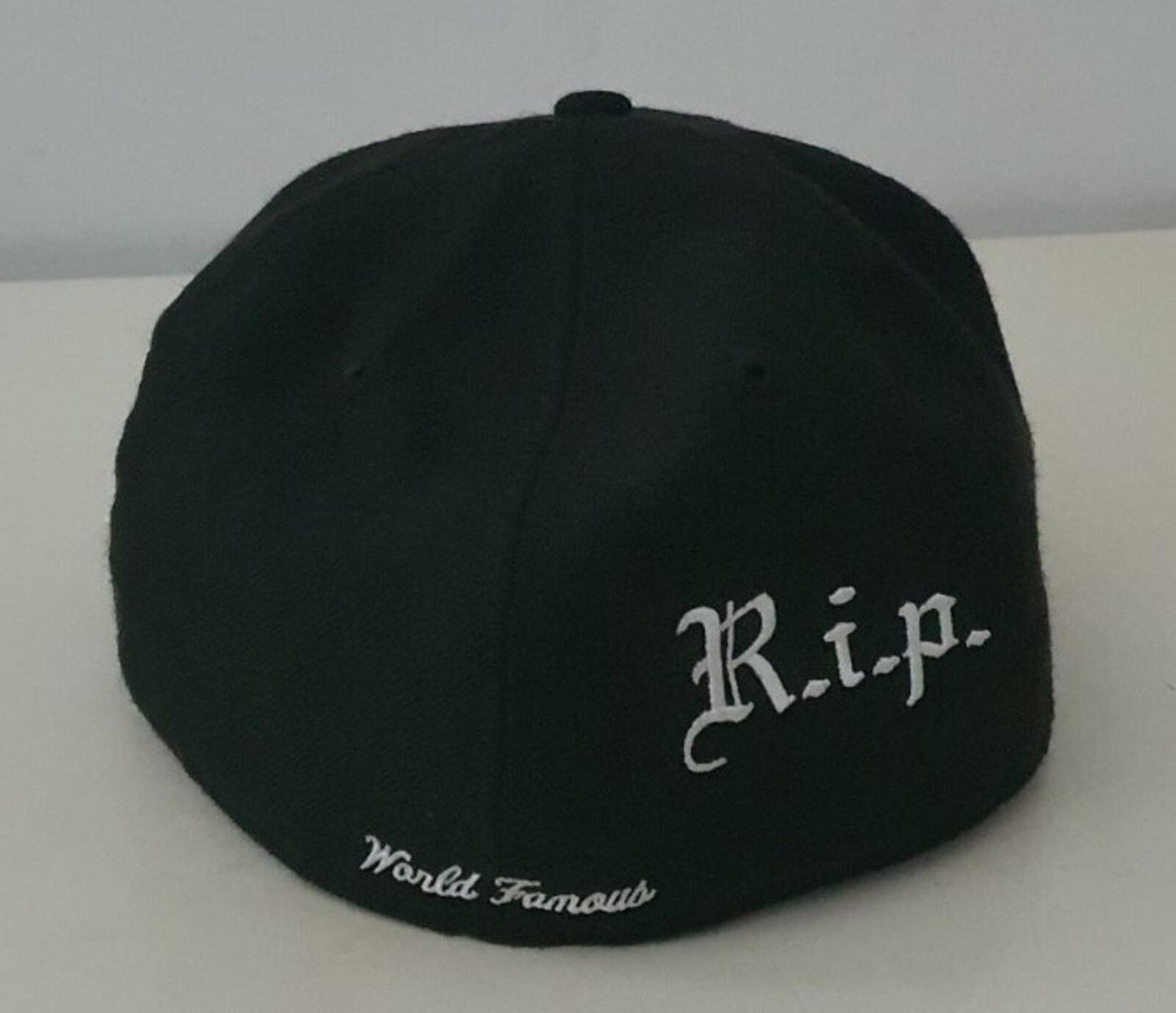 FW16 Supreme RIP New Era 59Fifty Box Logo black hat size 7 1/8